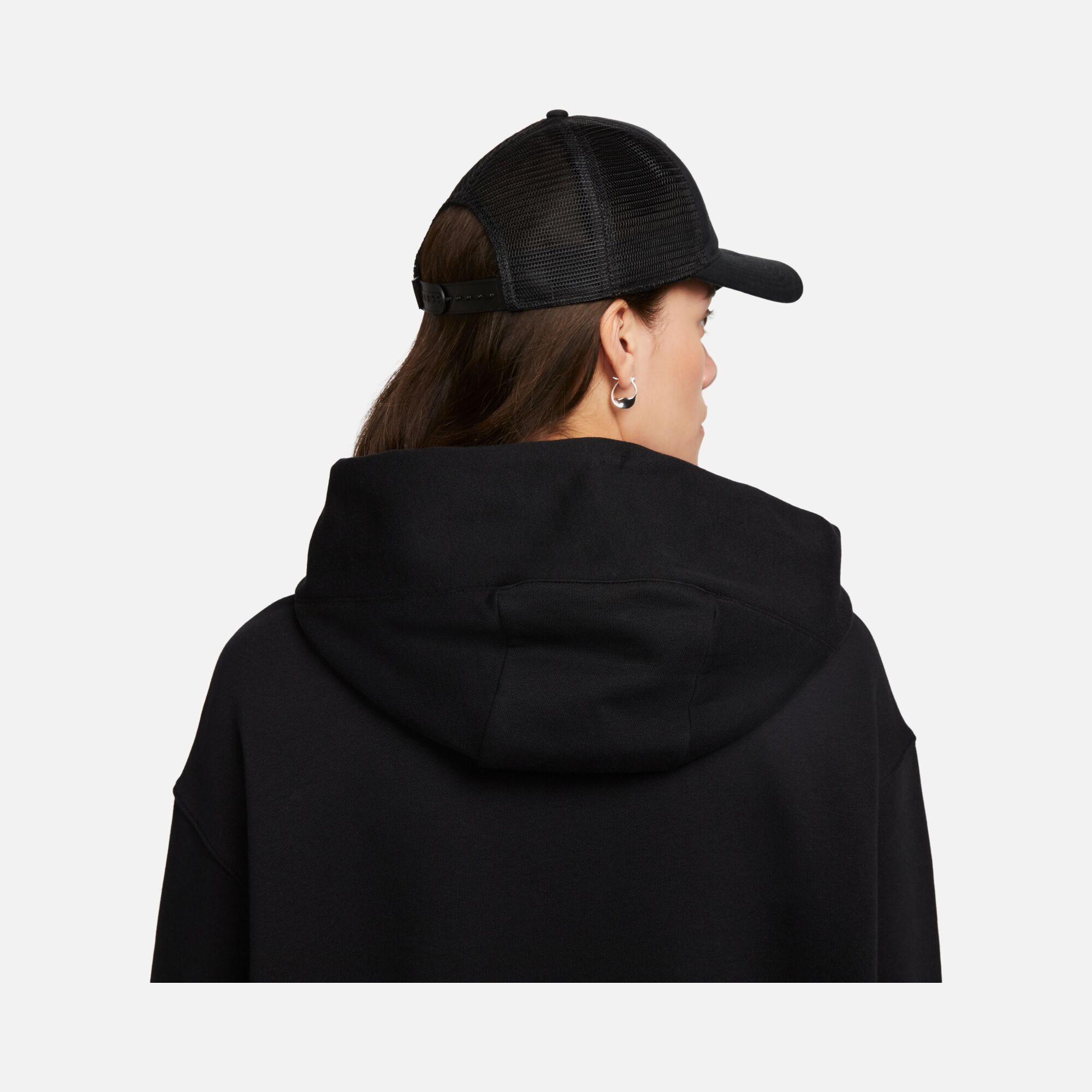 Nike Sportswear Graphic Oversized Fleece Pullover Hoodie Kadın Sweatshirt