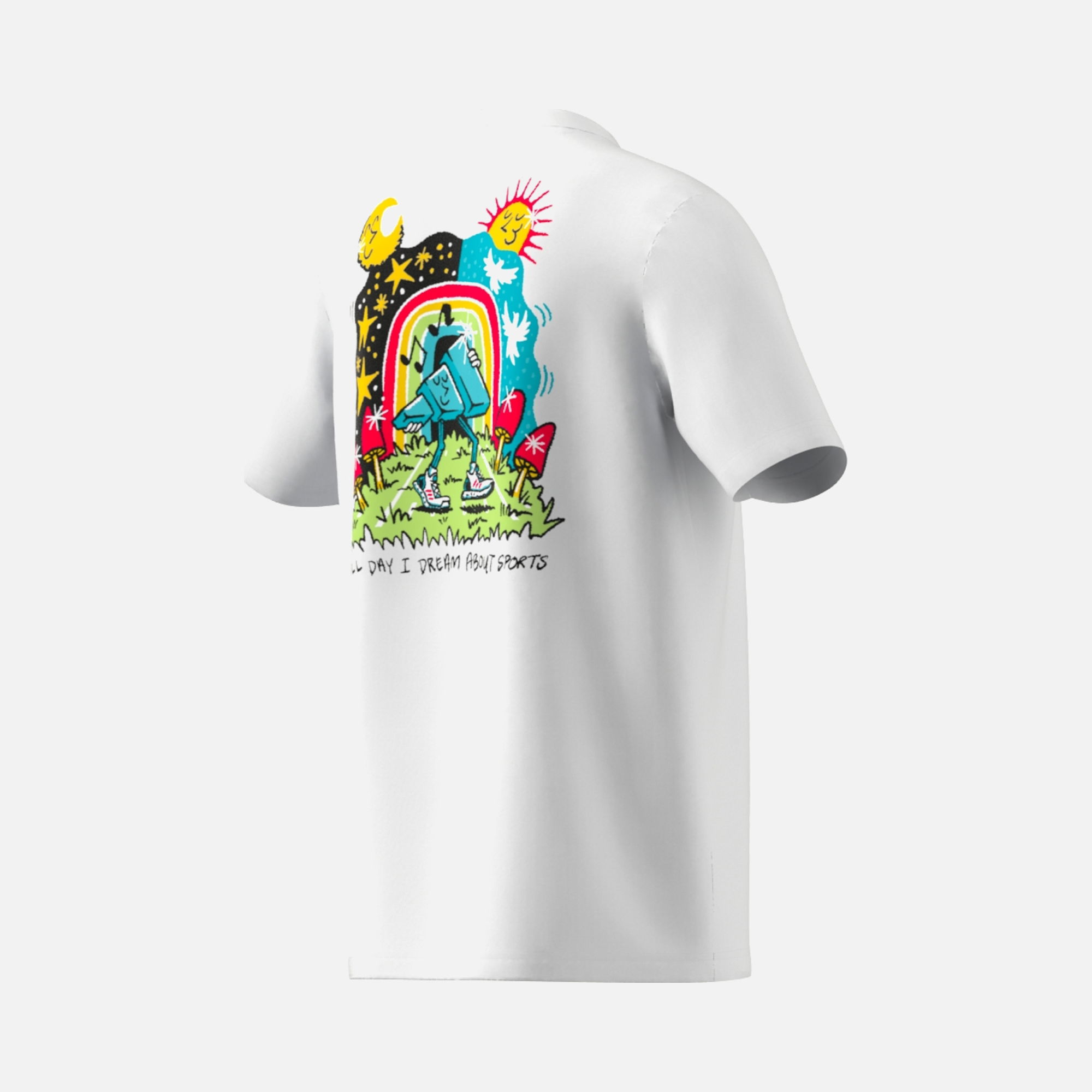 adidas Sportswear Elevated Doodle Puff Graphic Short-Sleeve Erkek Tişört