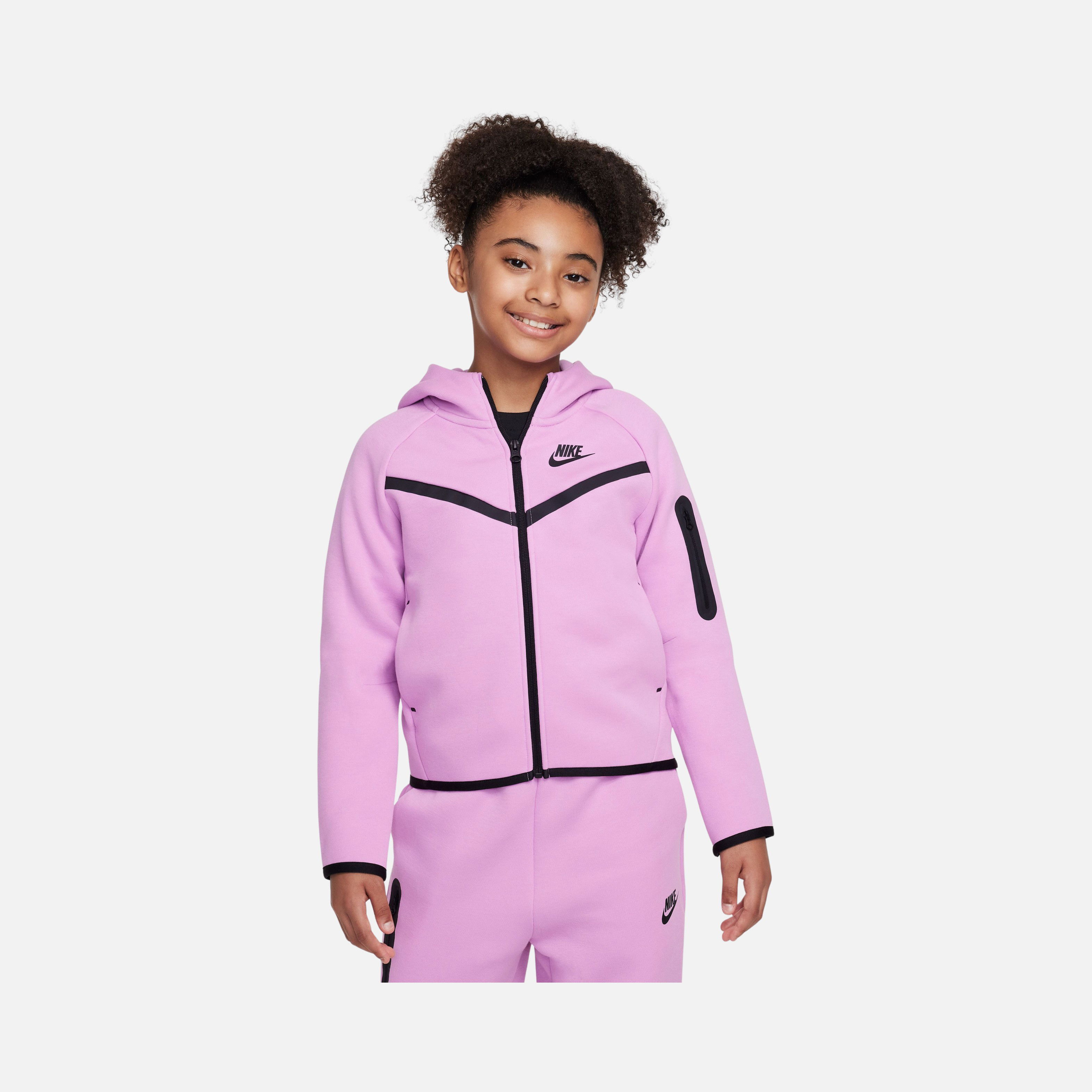 Nike Sportswear Tech Fleece SS25 Full-Zip Hoodie (Girls') Çocuk Sweatshirt