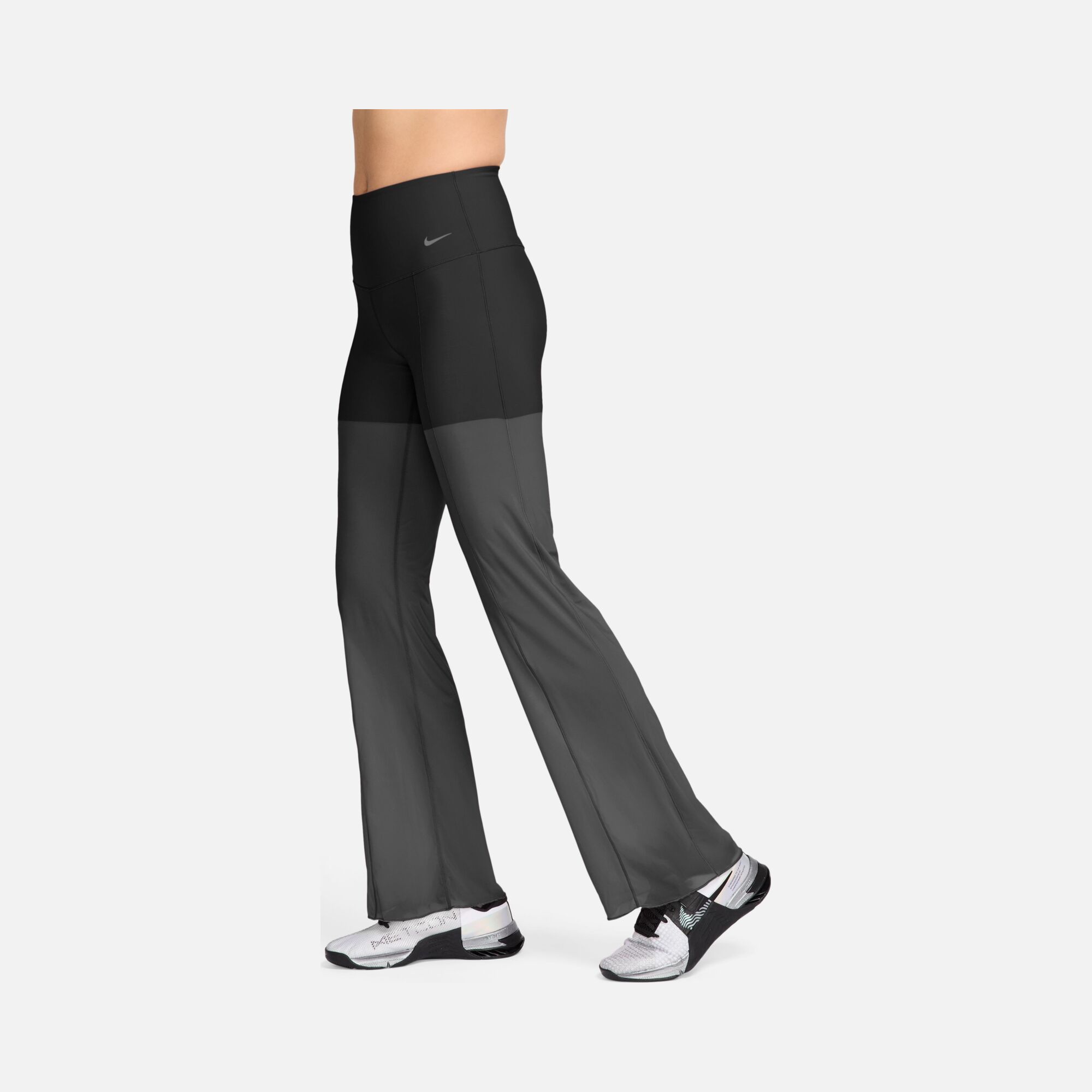 Nike Dri-Fit Zenvy High Waist Sheer Training Kadın Pantolon