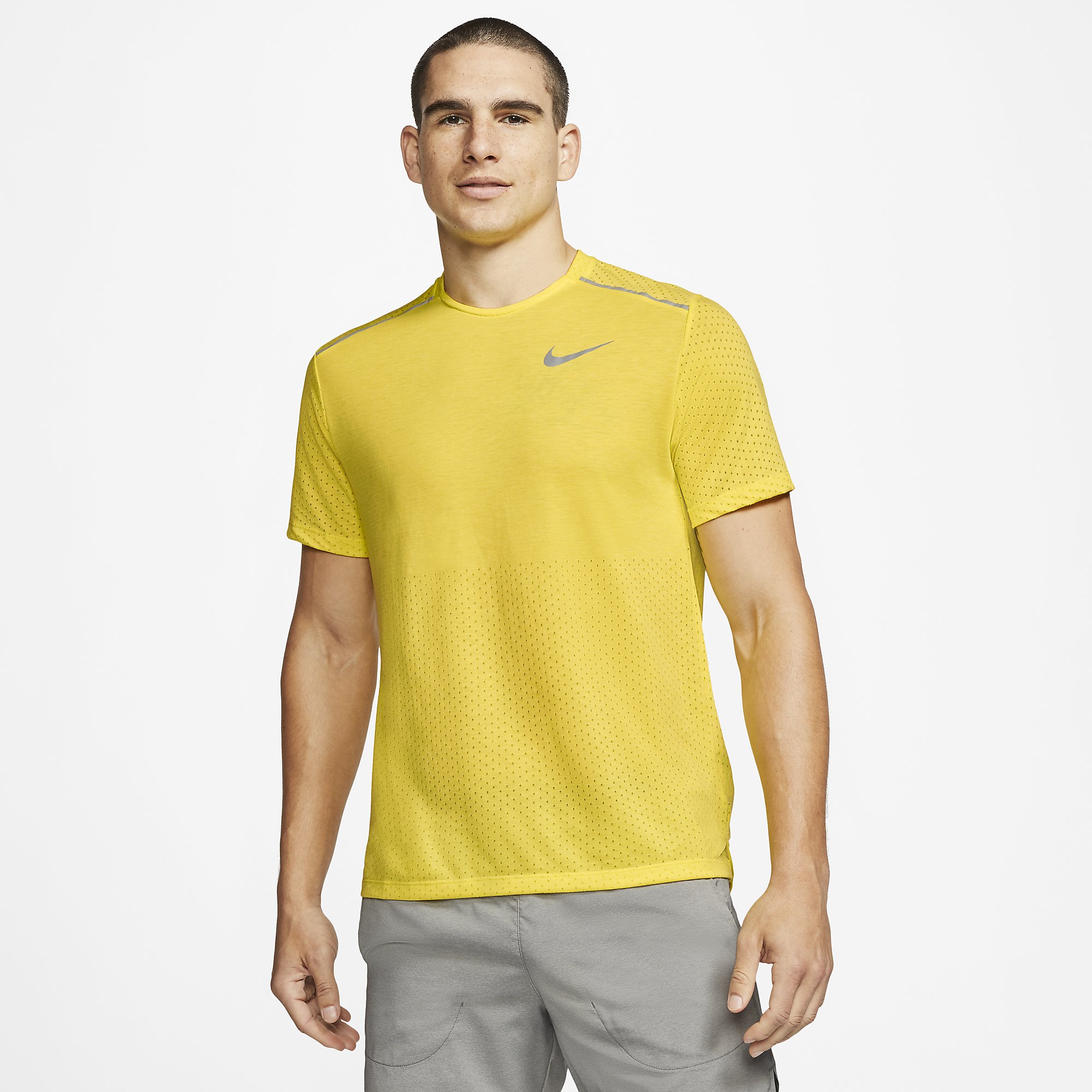 Nike Breathe Rise 365 Short Sleeve Erkek Tişört