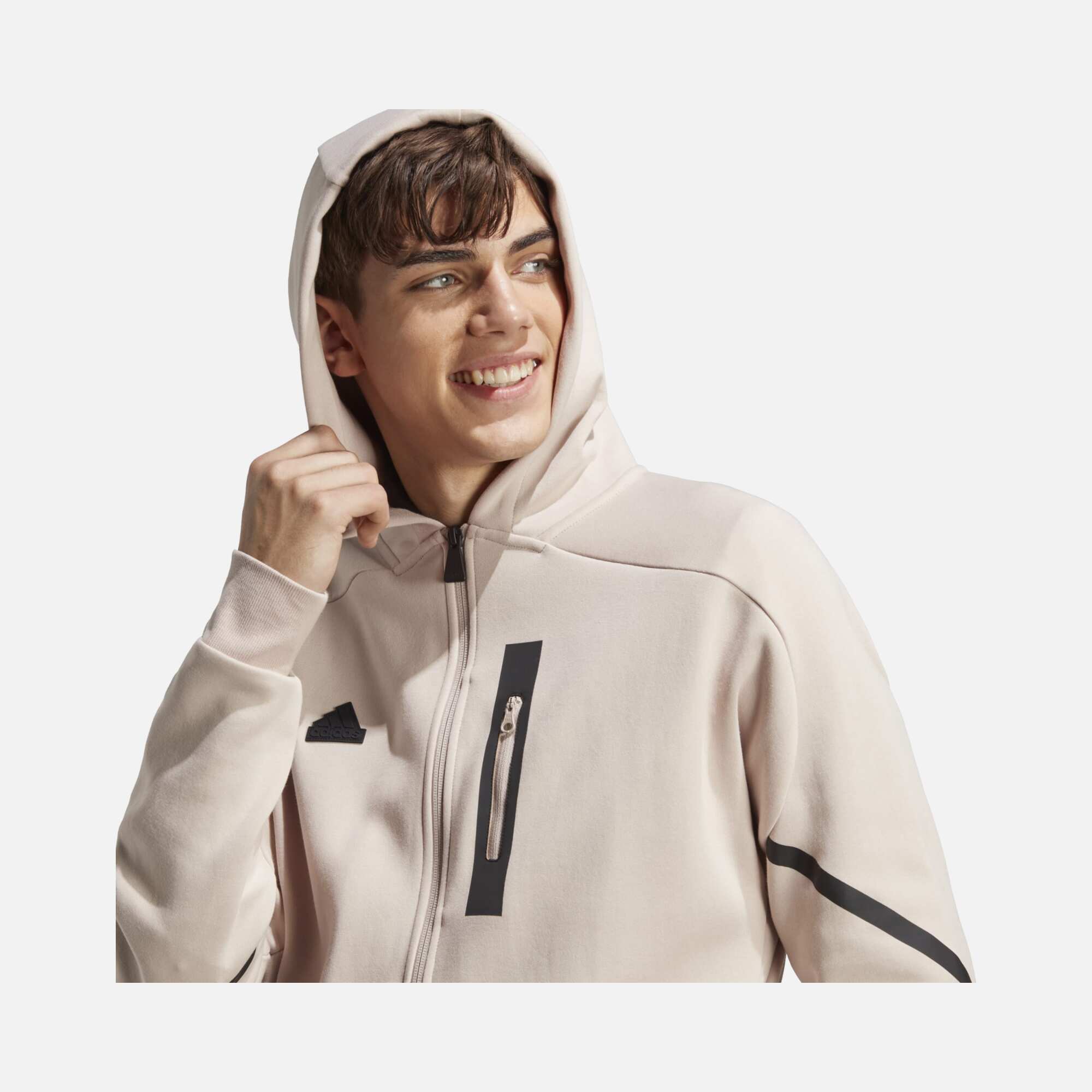 adidas Designed for Gameday Full-Zip Hoodie Training Erkek Sweatshirt