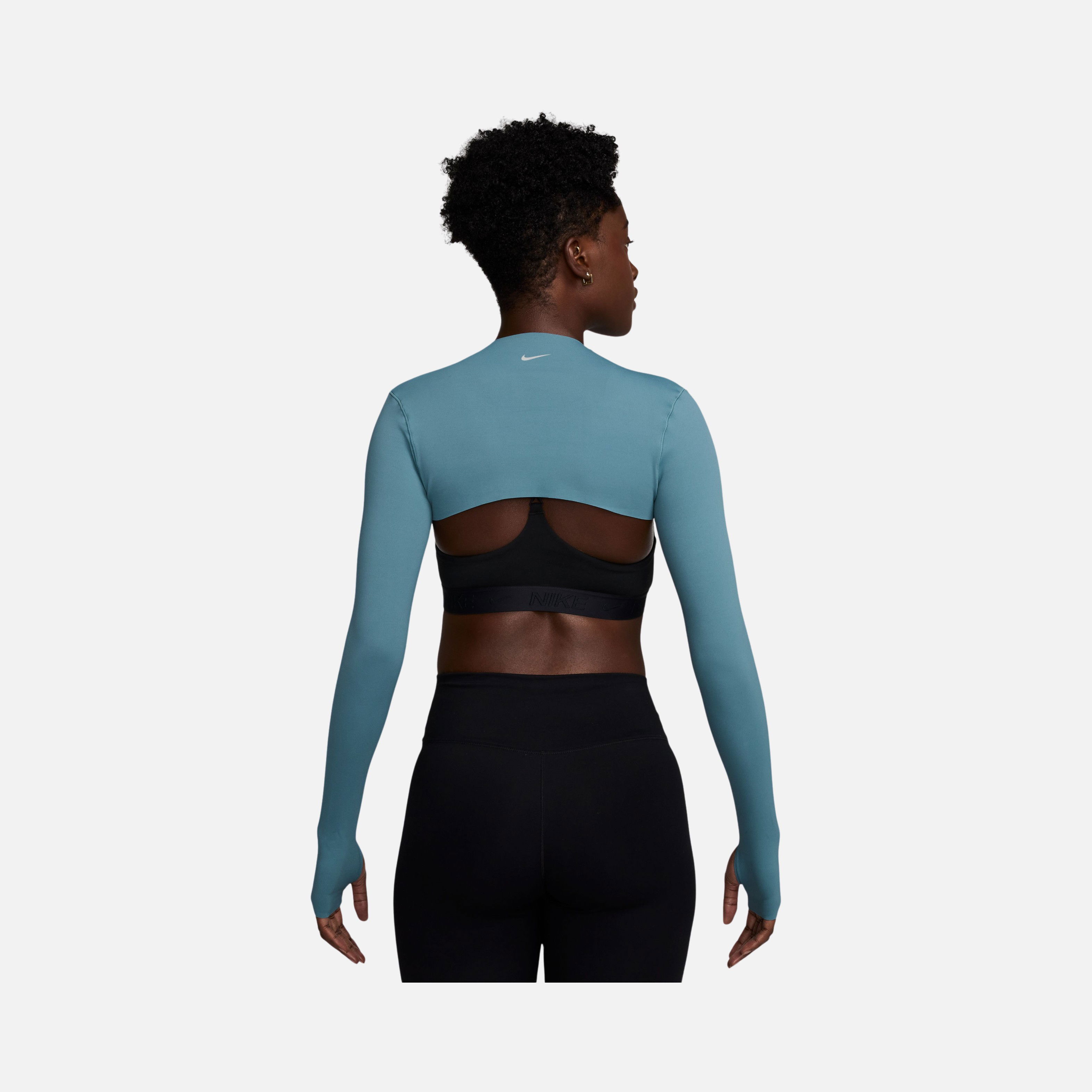 Nike Zenvy Dri-Fit Shrug Training Long-Sleeve Kadın Tişört