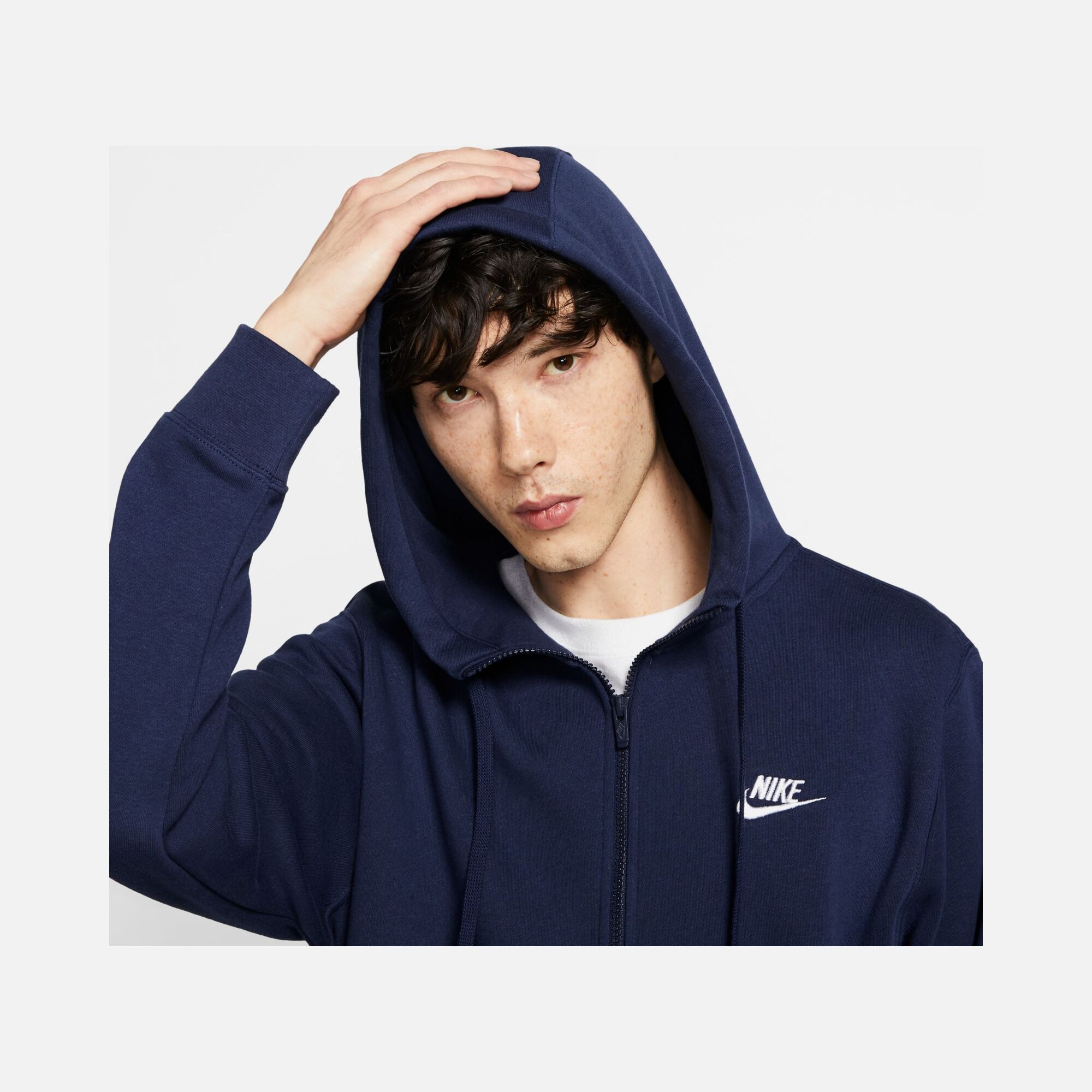 Nike Sportswear Club Fleece Full-Zip Hoodie Erkek Sweatshirt