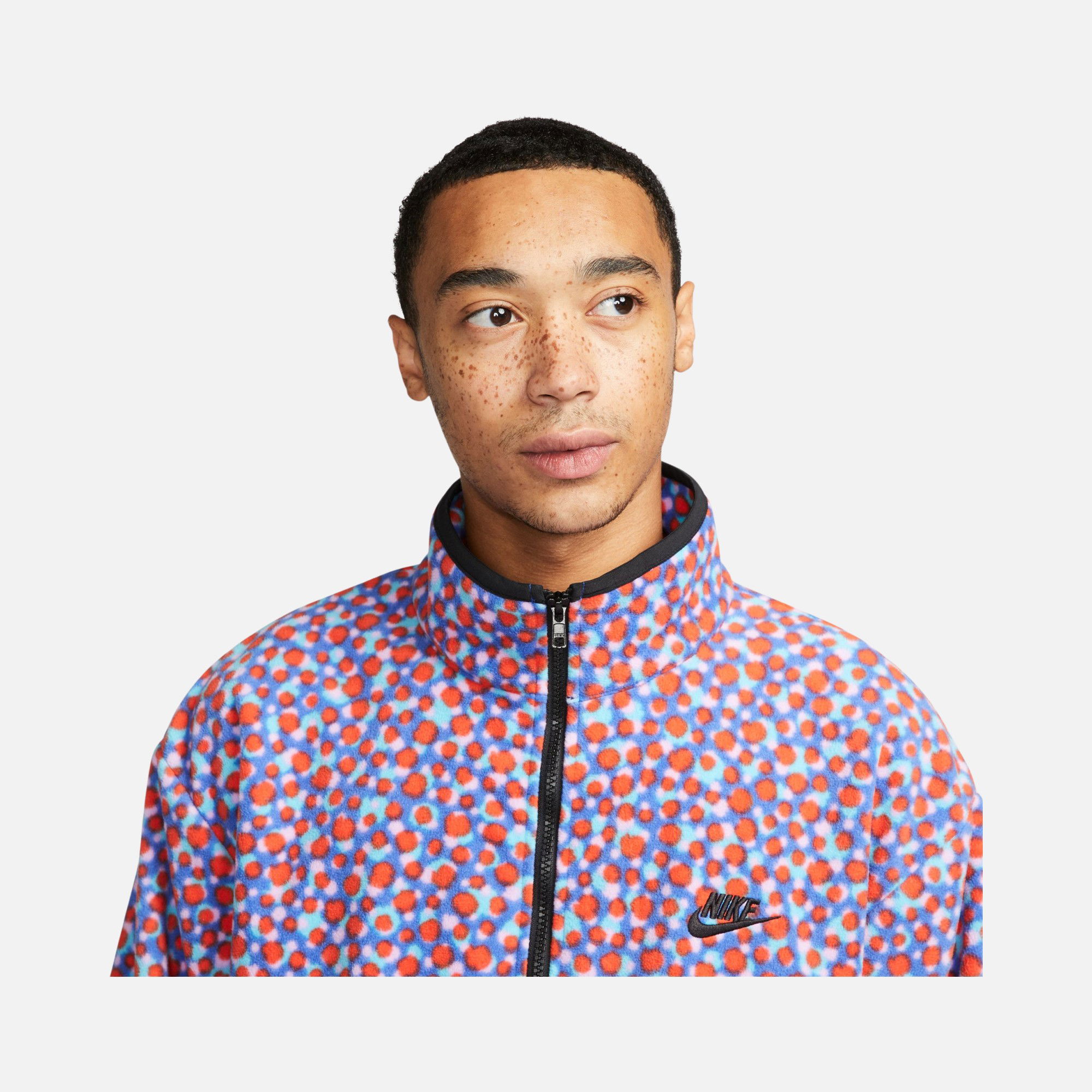 Nike Sportswear Club Fleece+ ''Bright Spotted Pattern'' Full-Zip Erkek Ceket