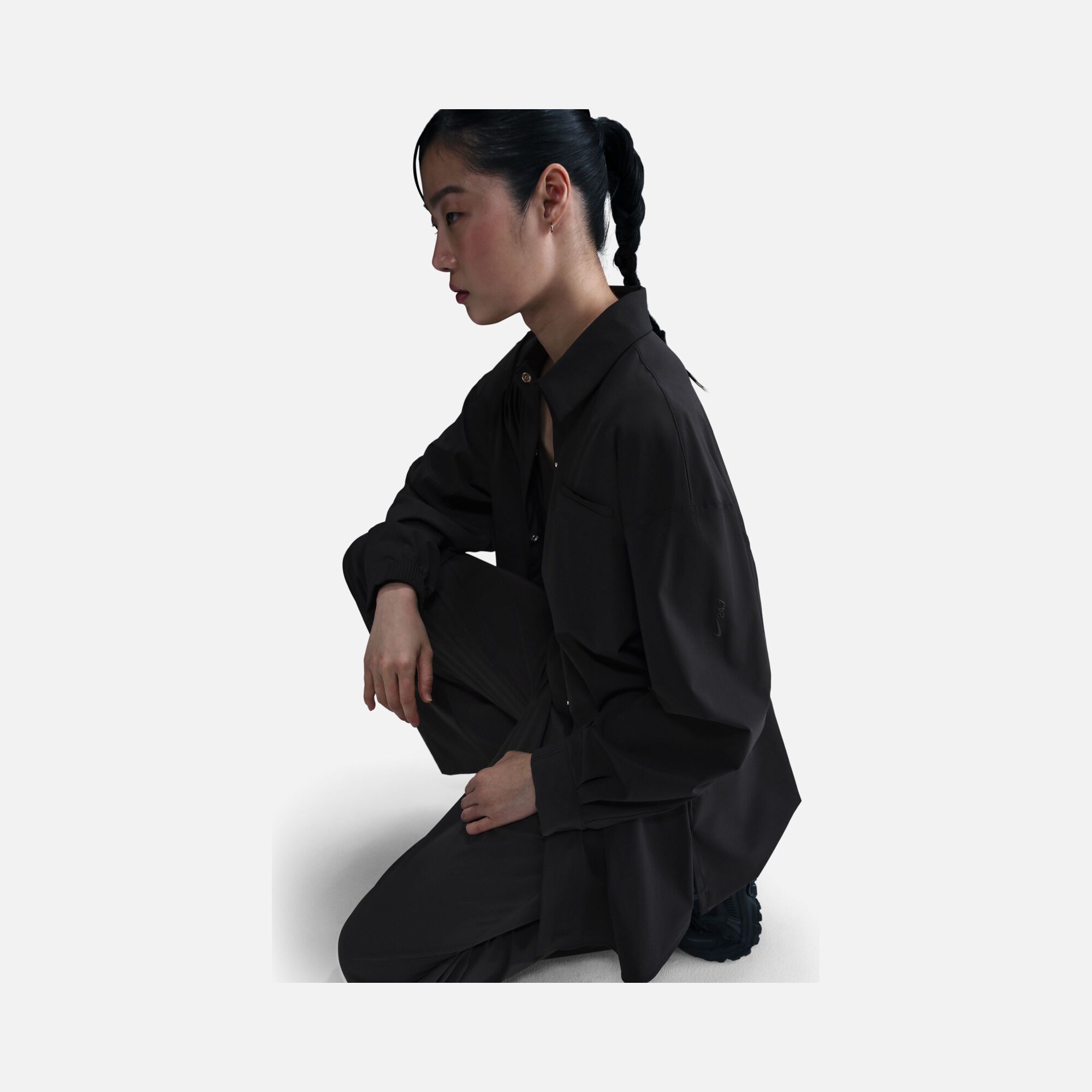 Nike 24.7 Dri-Fit Woven Fabric Training Long-Sleeve Kadın Gömlek