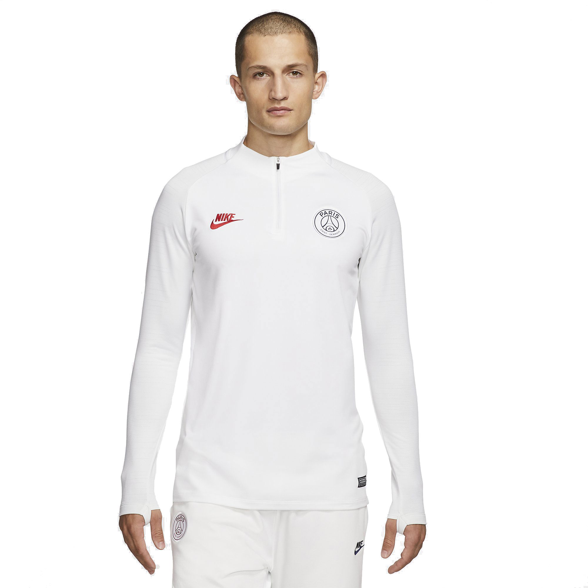 Nike Dri-Fit Paris Saint-Germain Strike Football Long-Sleeve Drill Top Erkek Tişört