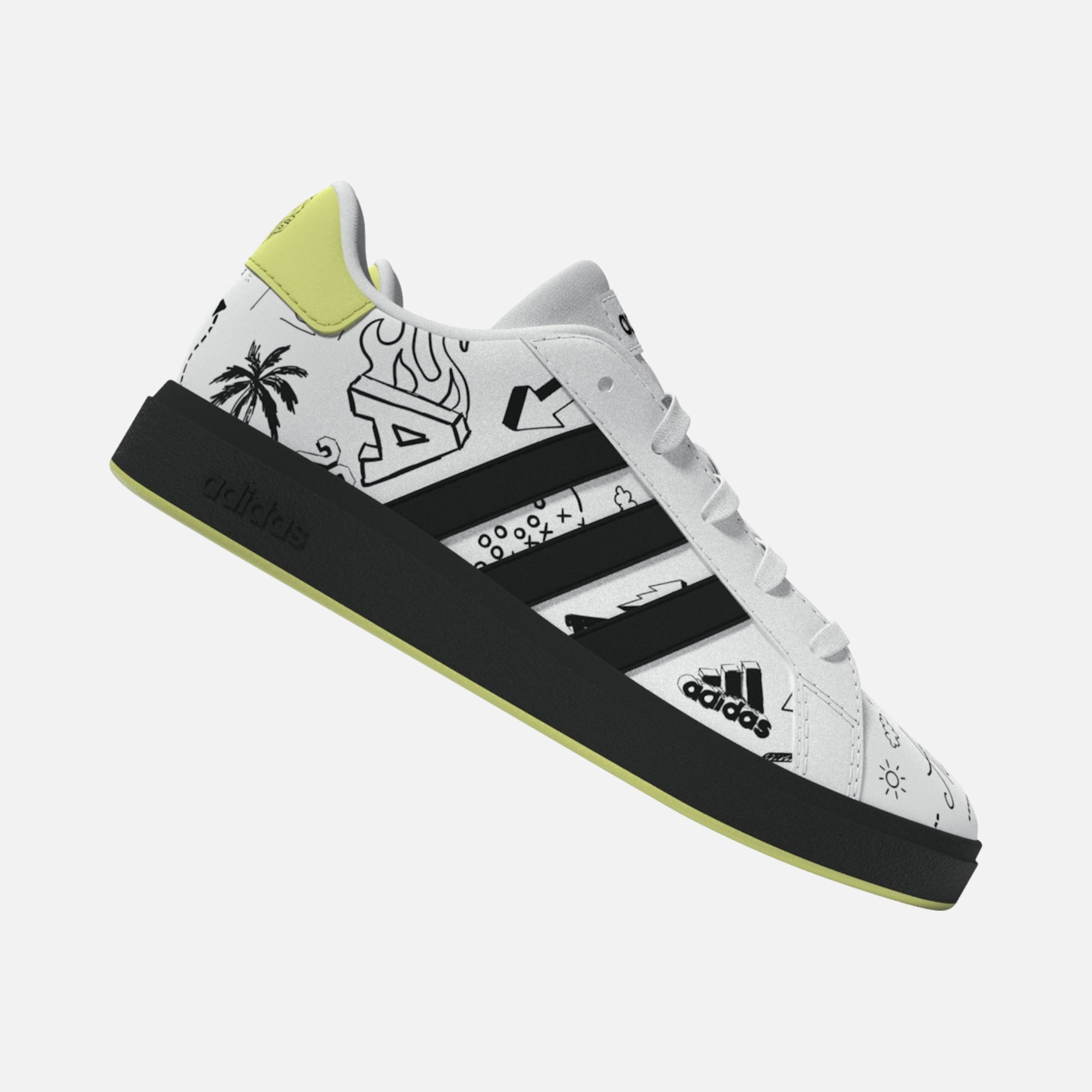 adidas Sportswear Grand Court 2.0 Graphic Çocuk Spor Ayakkabı