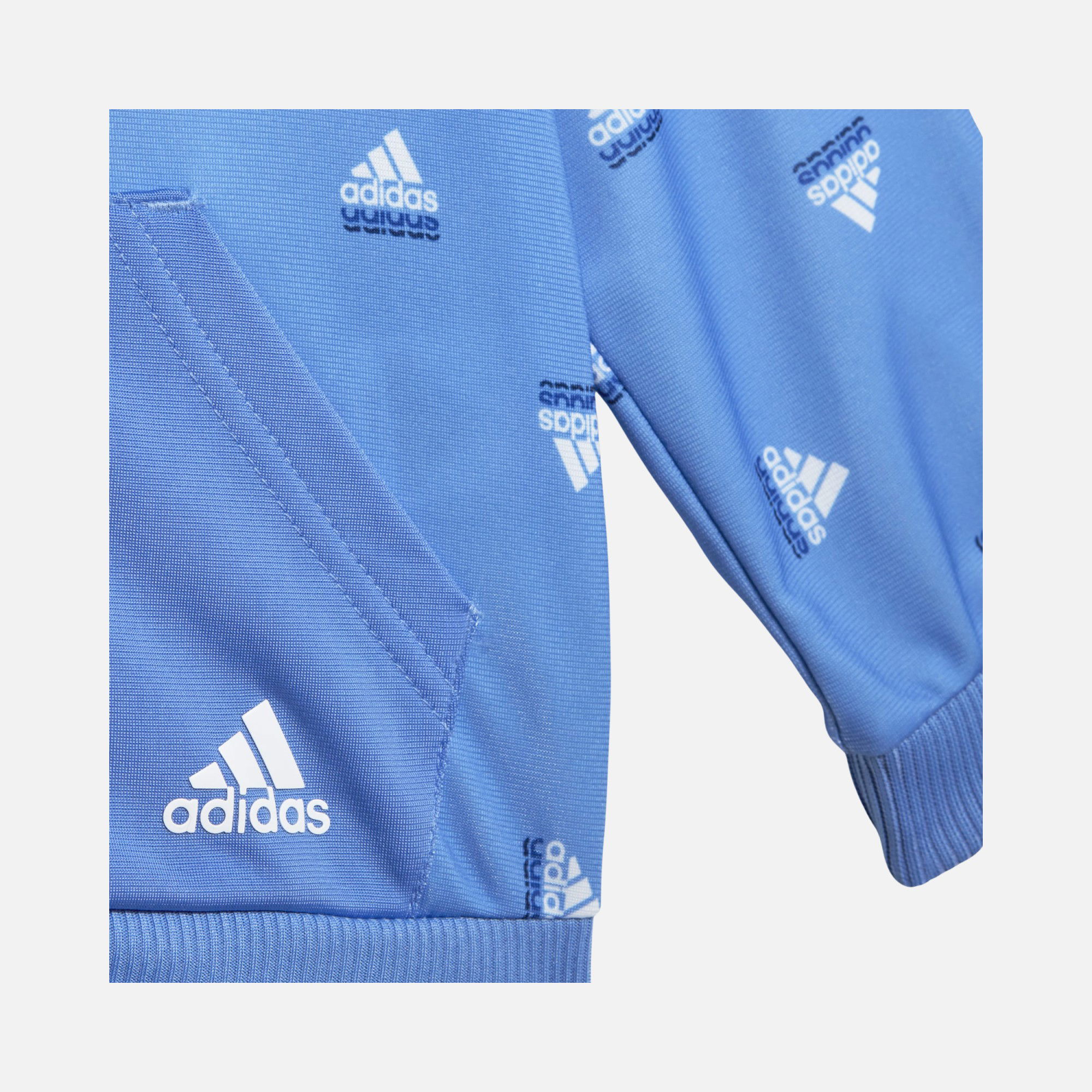 adidas Sportswear Brandlove Shiny Full-Zipp Çocuk Eşofman Takımı