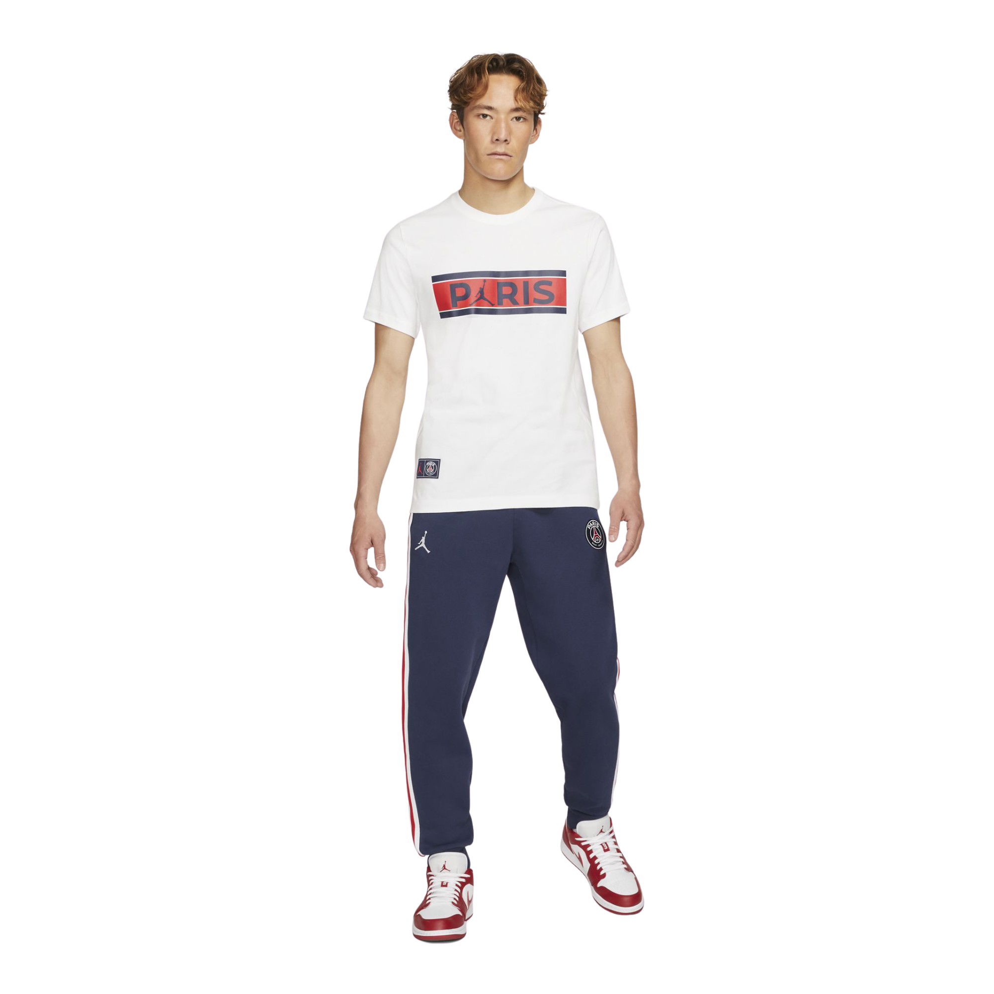 Nike Jordan Paris Saint Germain Wordmark Short-Sleeve Erkek Tişört