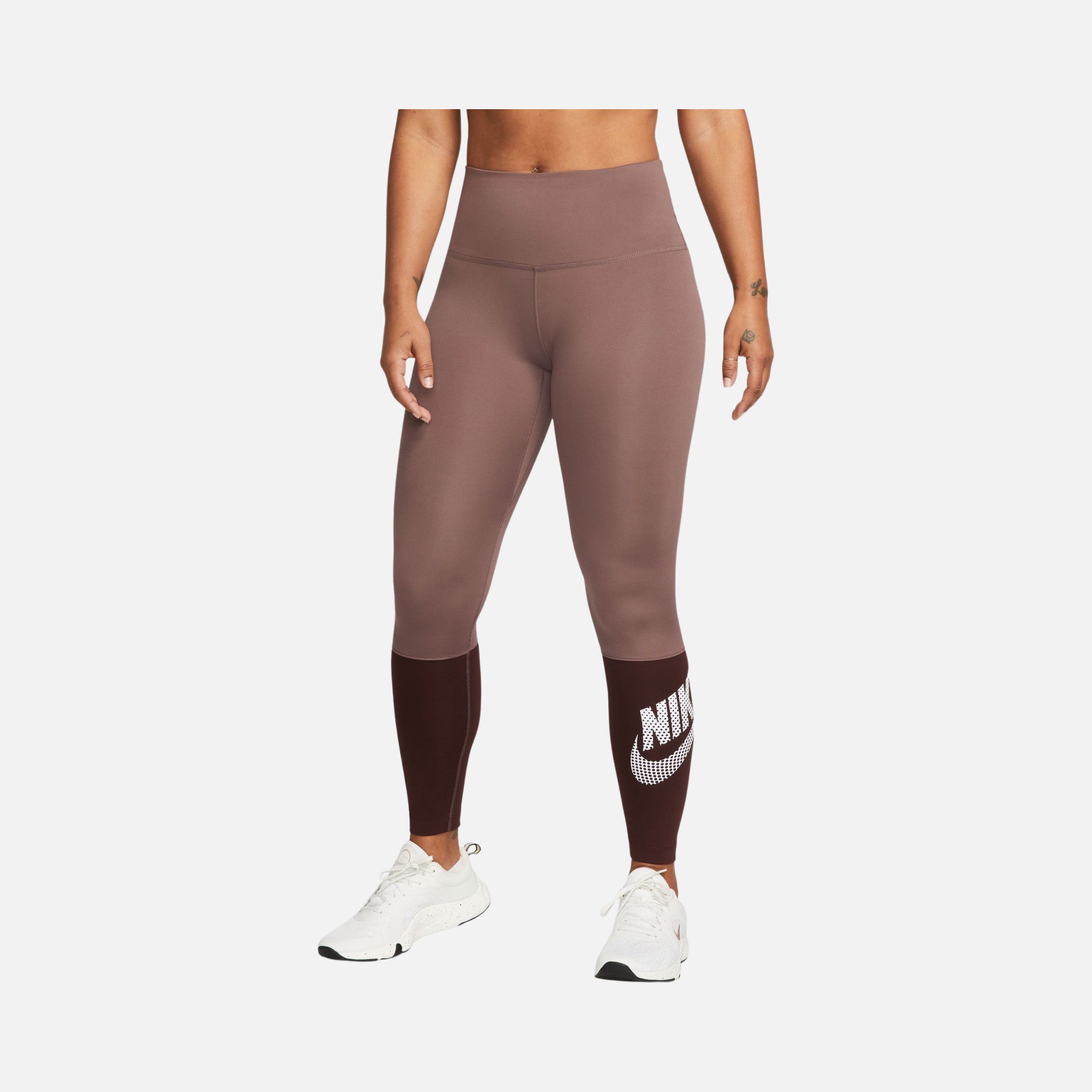 Nike Dri-Fit One Colorblock High-Waisted Dance Training Kadın Tayt