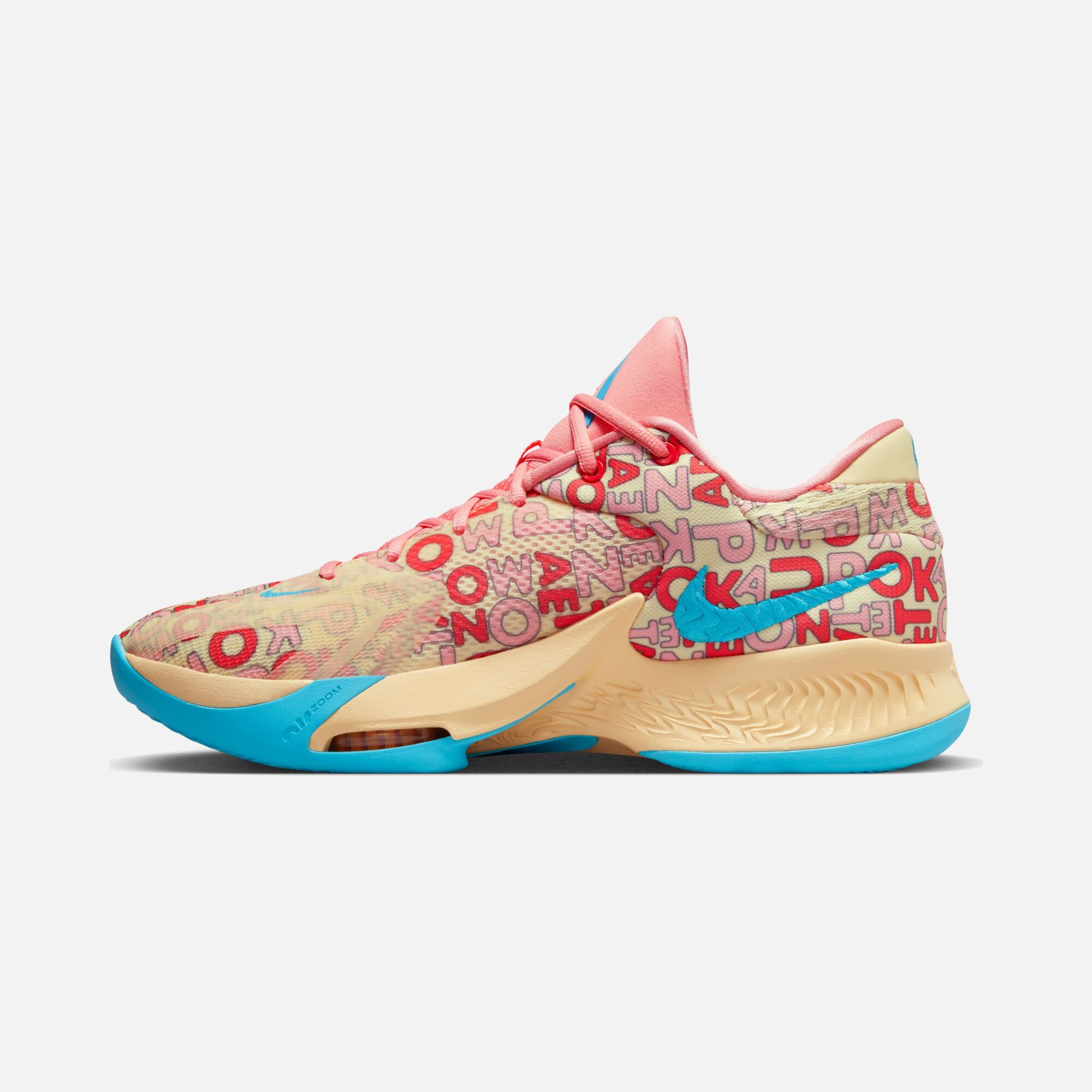 Nike Zoom Freak 4 ''Reverse Swoosh Logo'' Erkek Basketbol Ayakkabısı