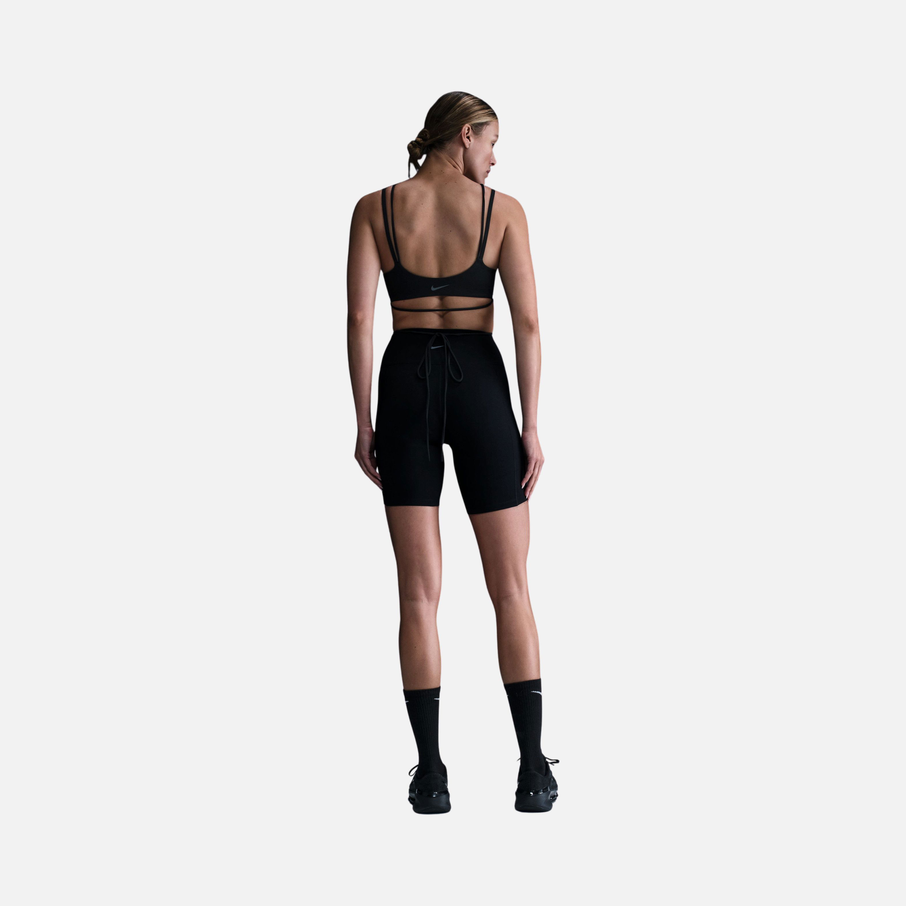 Nike Dri-Fit Zenvy Strappy Wrap Light-Support Padded Training Kadın Bra