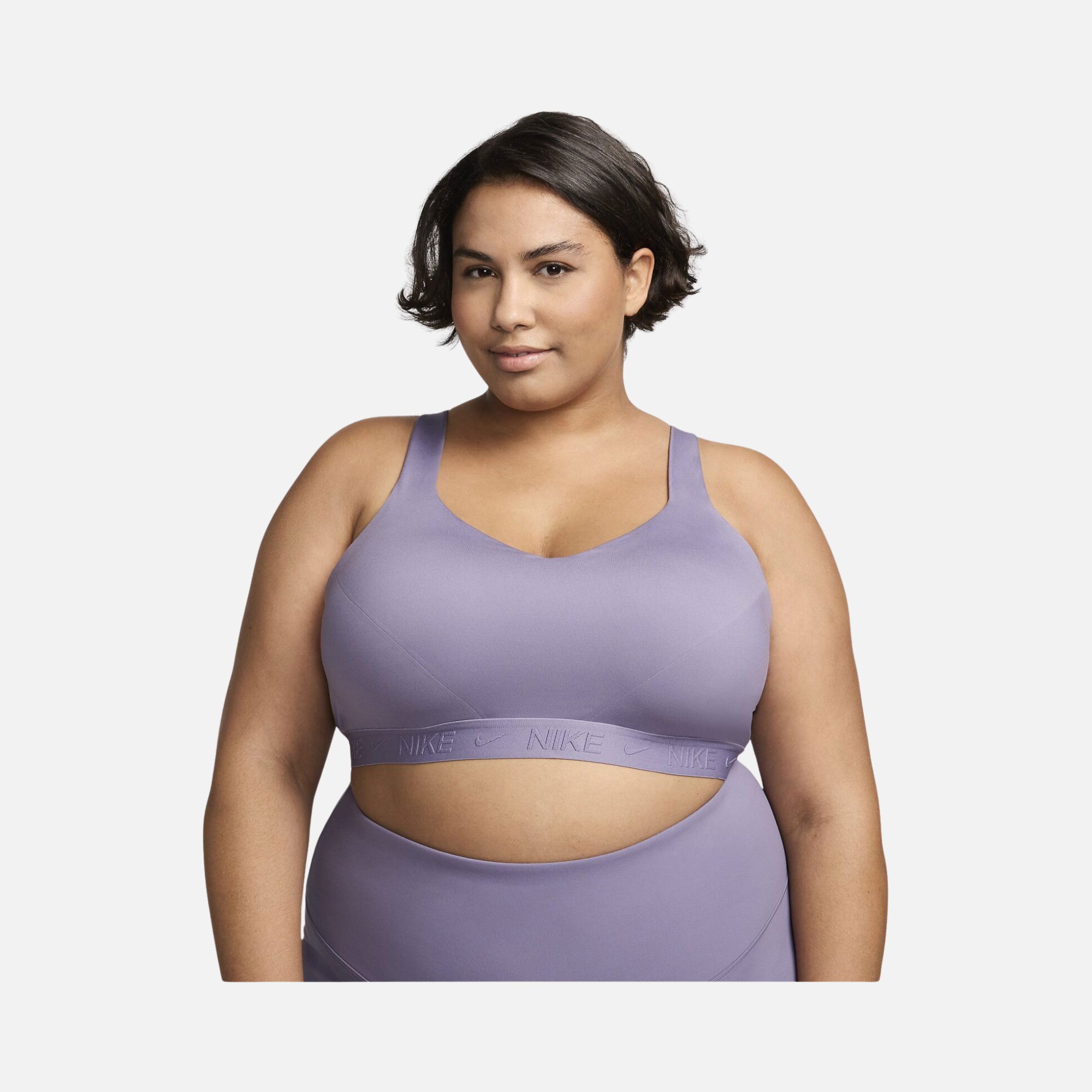 Nike Indy High-Support Padded Adjustable Sports Training (Plus Size) Kadın Bra