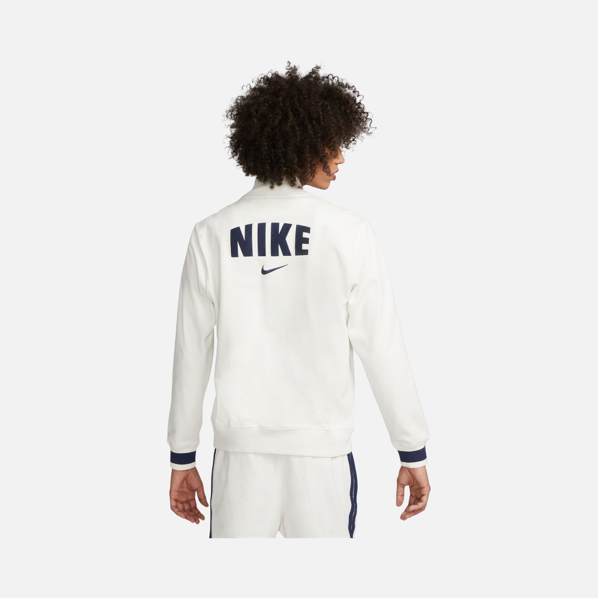 Nike Sportswear Retro Fleece Varsity Full-Length Snap Fastener Erkek Ceket