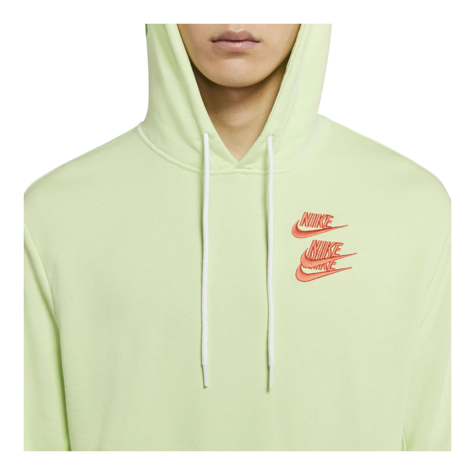 Nike Sportswear Pullover French Terry World Tour Hoodie Erkek Sweatshirt