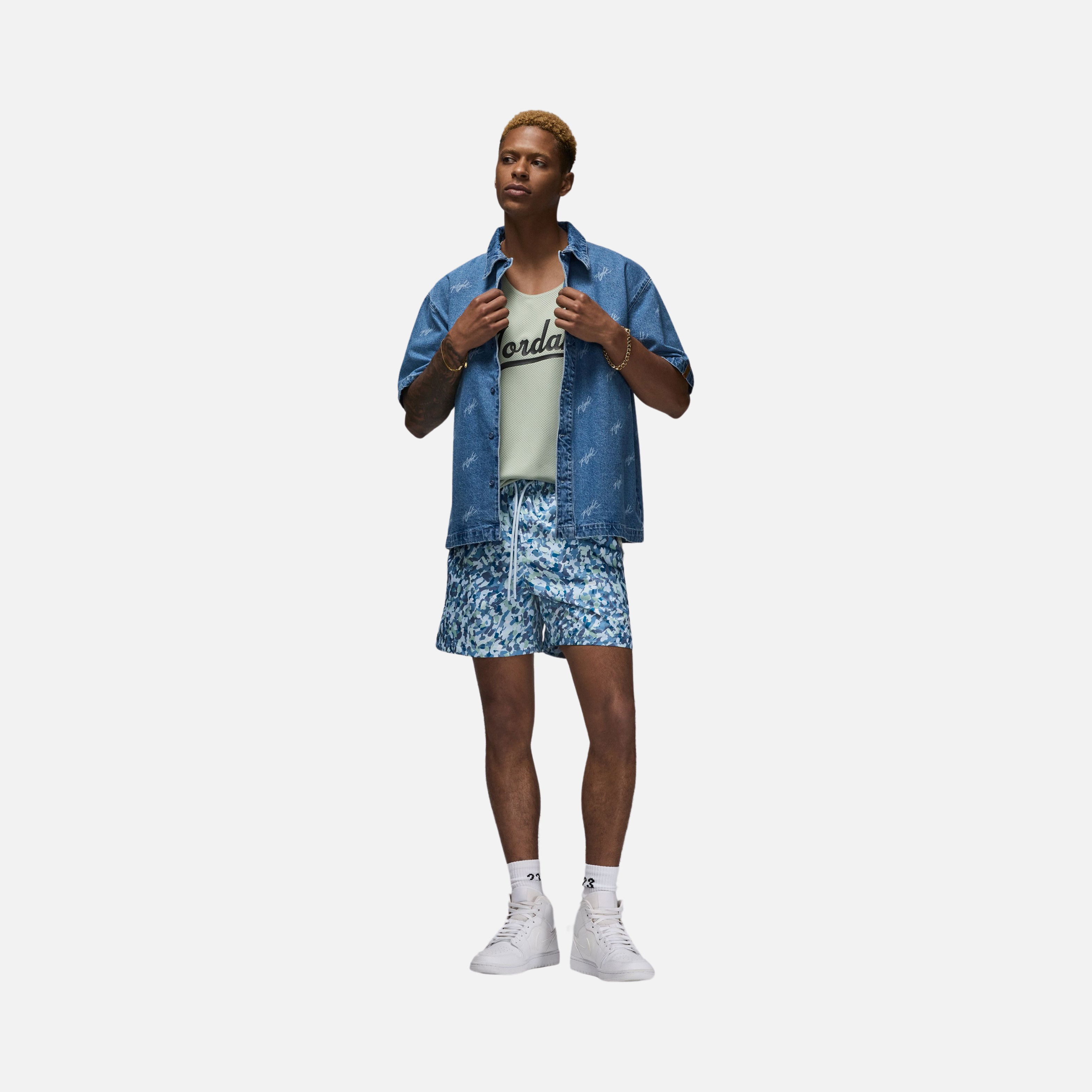 Nike Jordan Essentials Poolside Allover Printed Erkek Şort