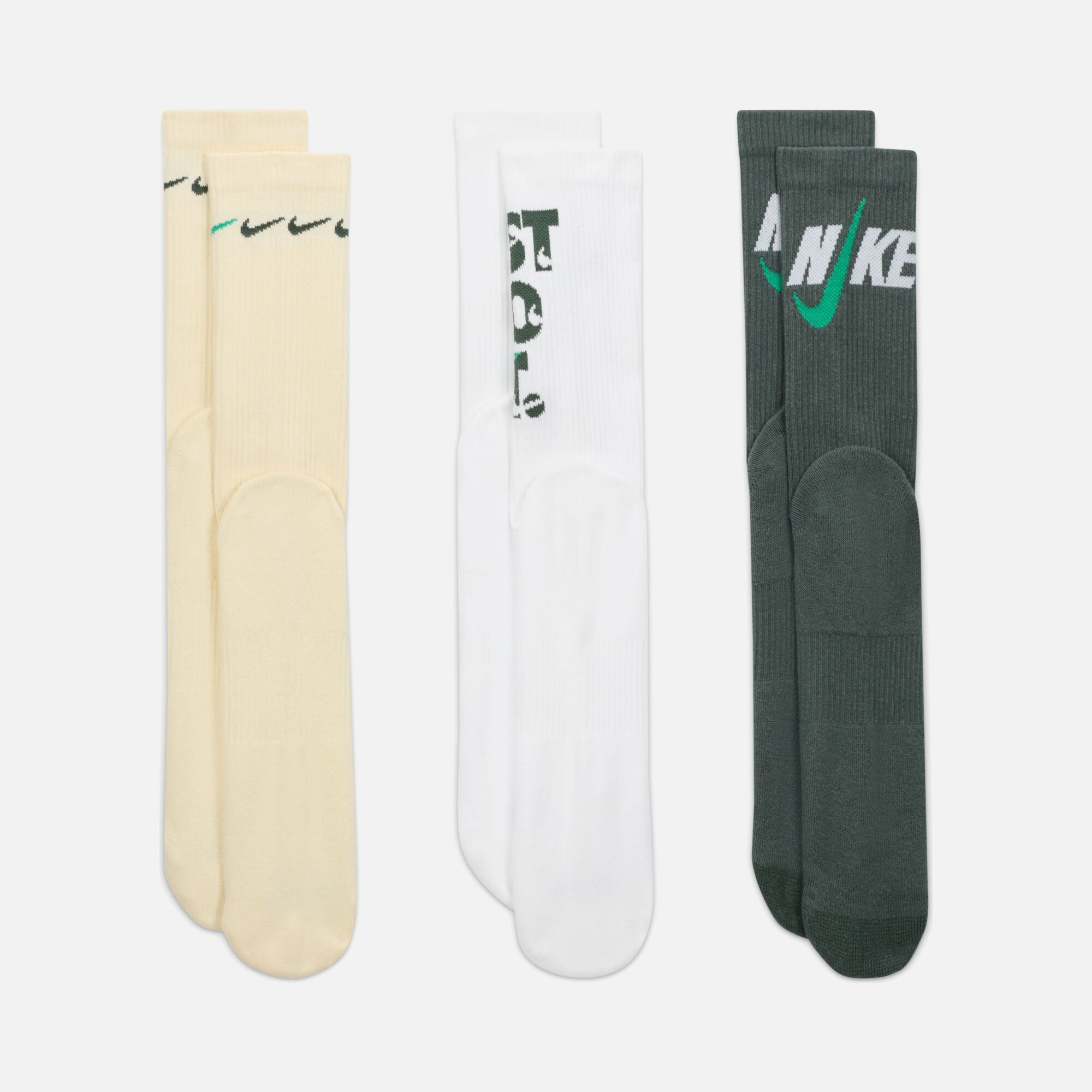 Nike Everyday Plus Cushioned Athletic Training (3 Pairs) Unisex Çorap