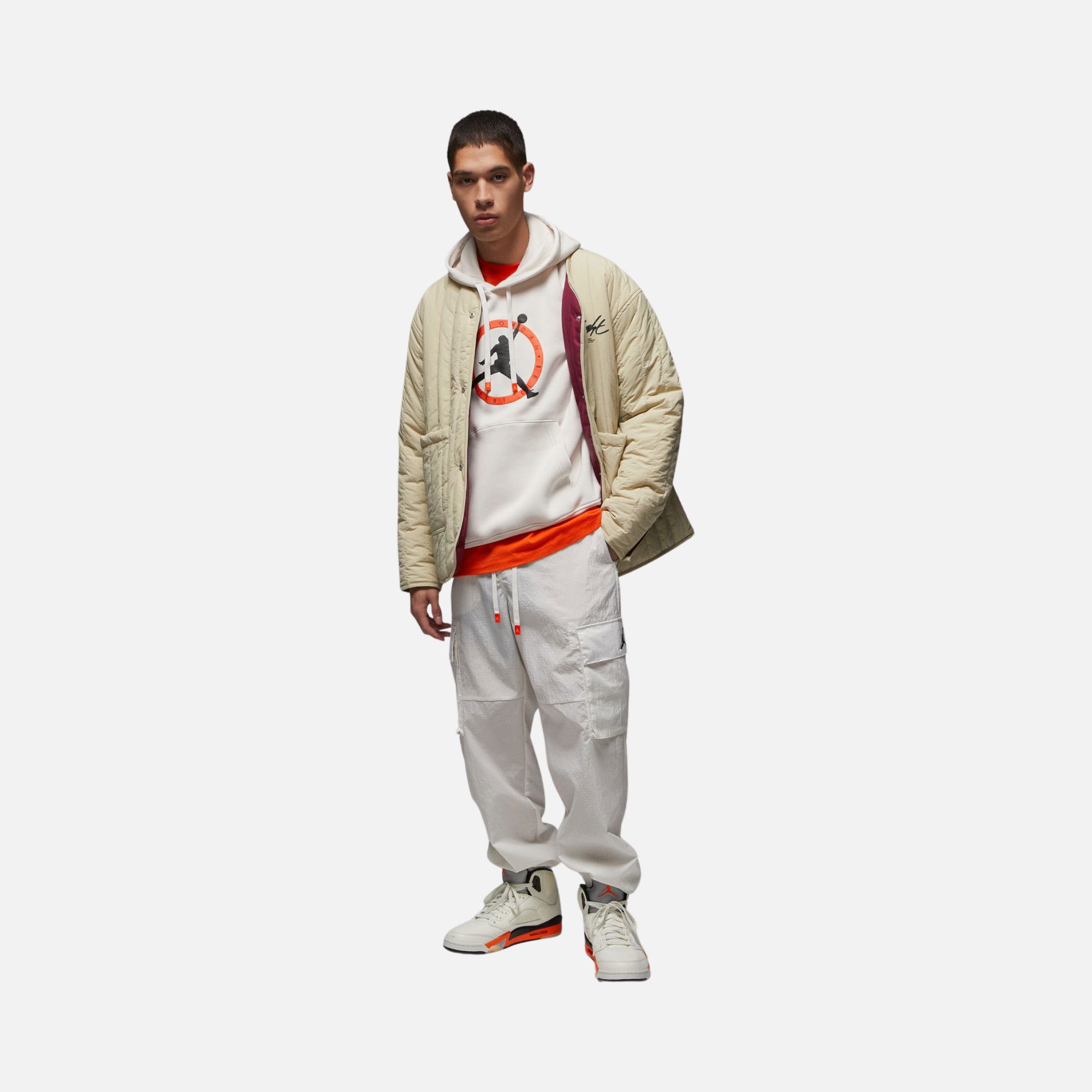 Nike Jordan Flight MVP Graphic Fleece Pullover Hoodie Erkek Sweatshirt