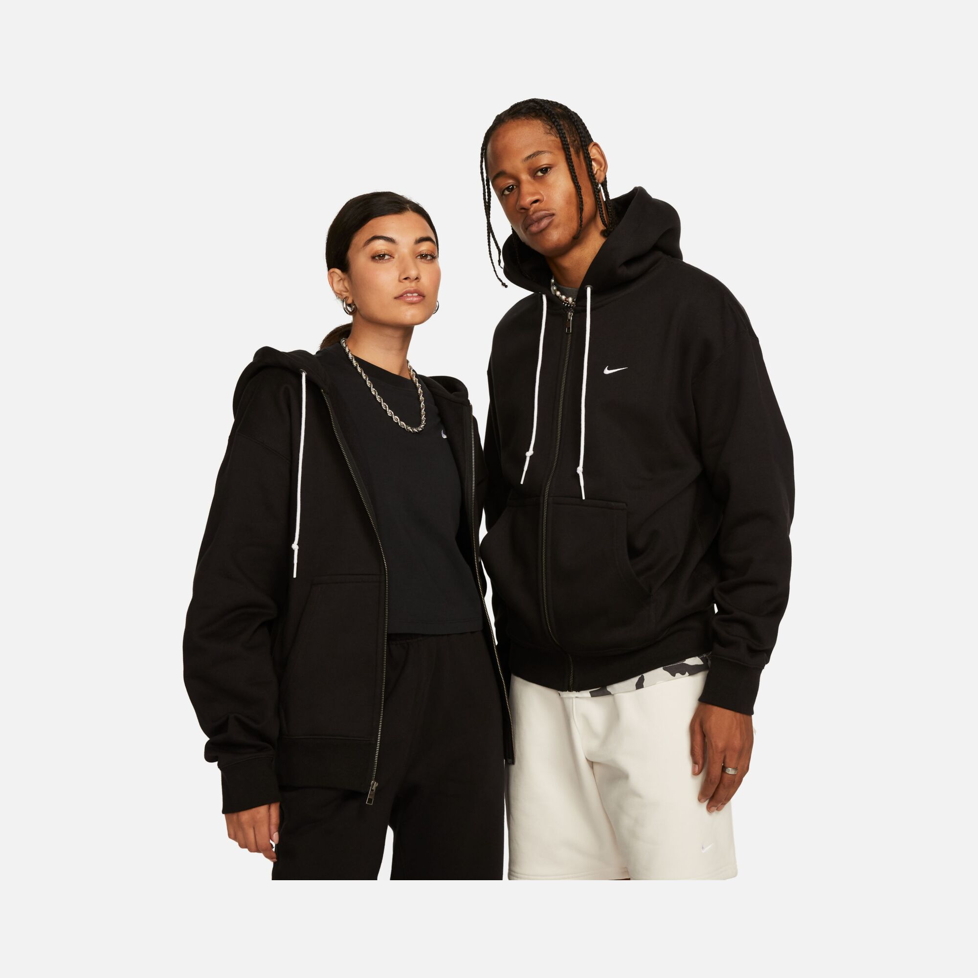 Nike Sportswear Solo Swoosh Full-Zip Hooded Erkek Sweatshirt