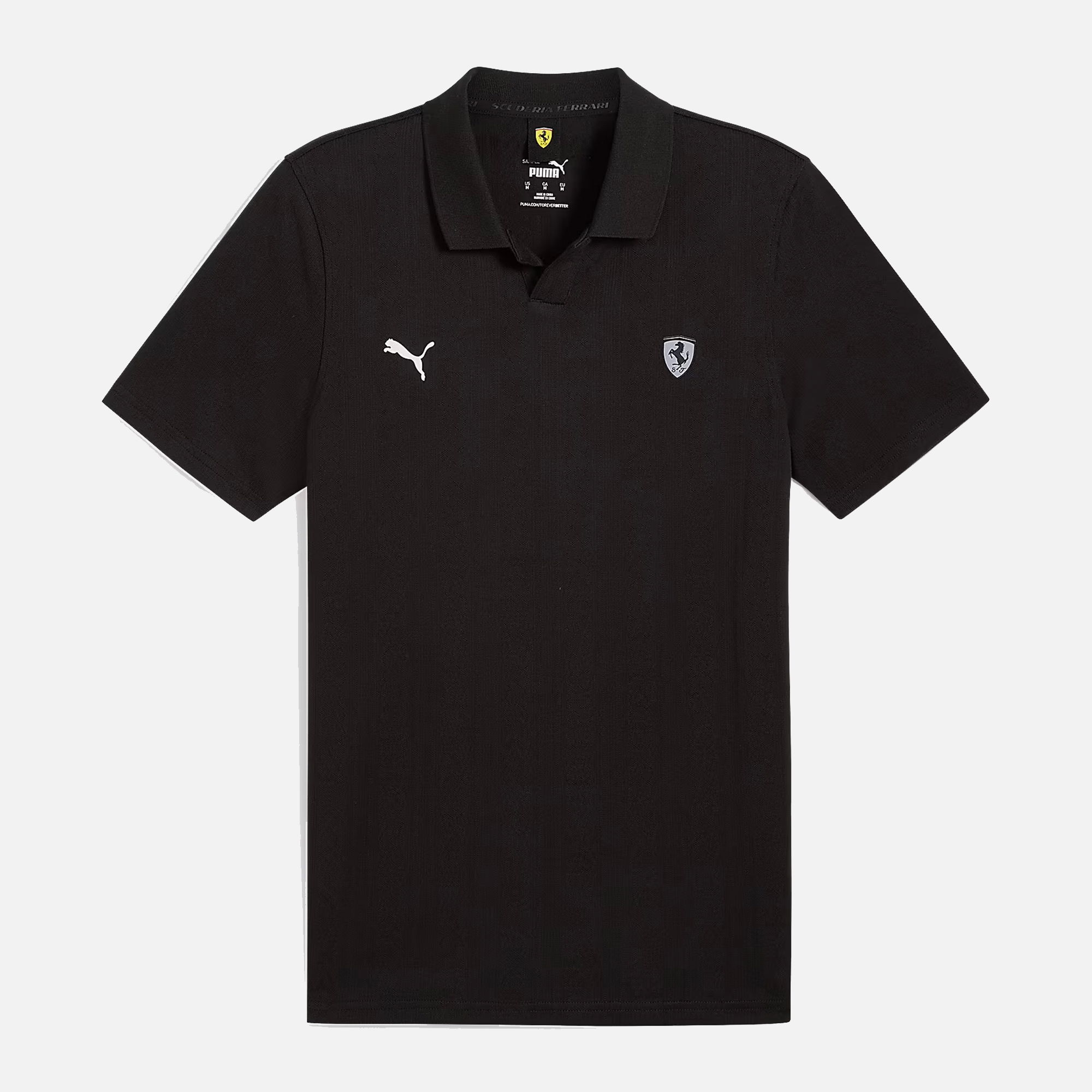 Puma Sportswear Scuderia Ferrari Style Jacquard Polo Short-Sleeve Erkek Tişört