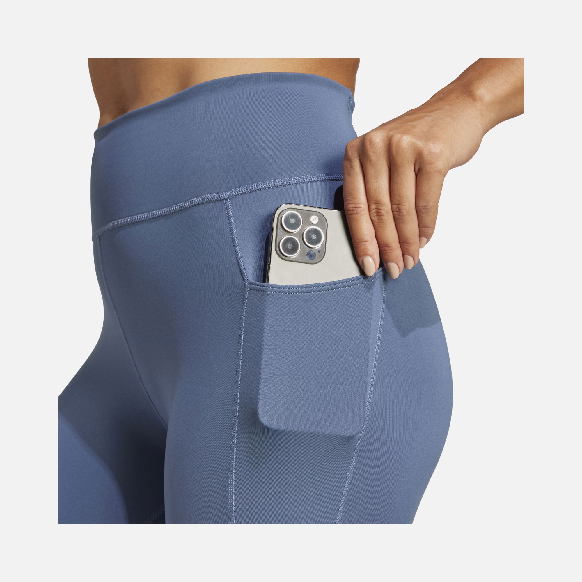 adidas AEROREADY Own the Run Adiflex Fabric High Waist 7/8 Running Kadın Tayt