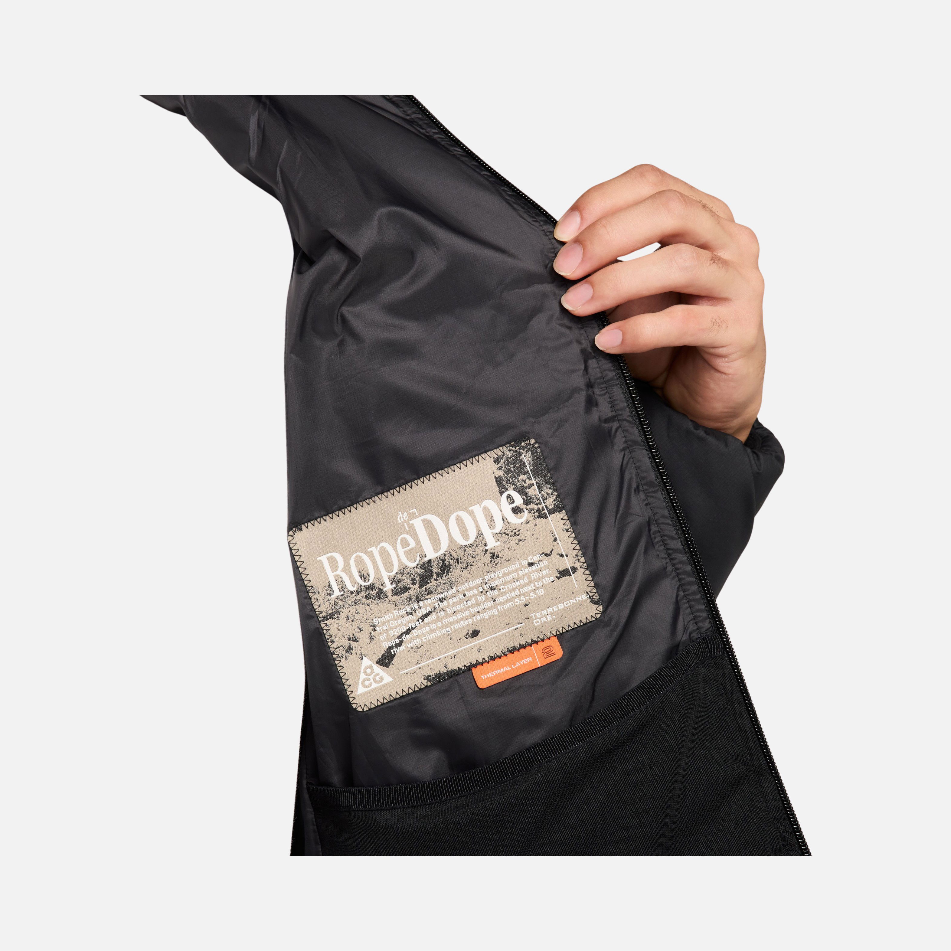 Nike Sportswear ACG "Rope De Dope" PrimaLoft® Therma-Fit ADV Full-Zip Hoodie Erkek Mont