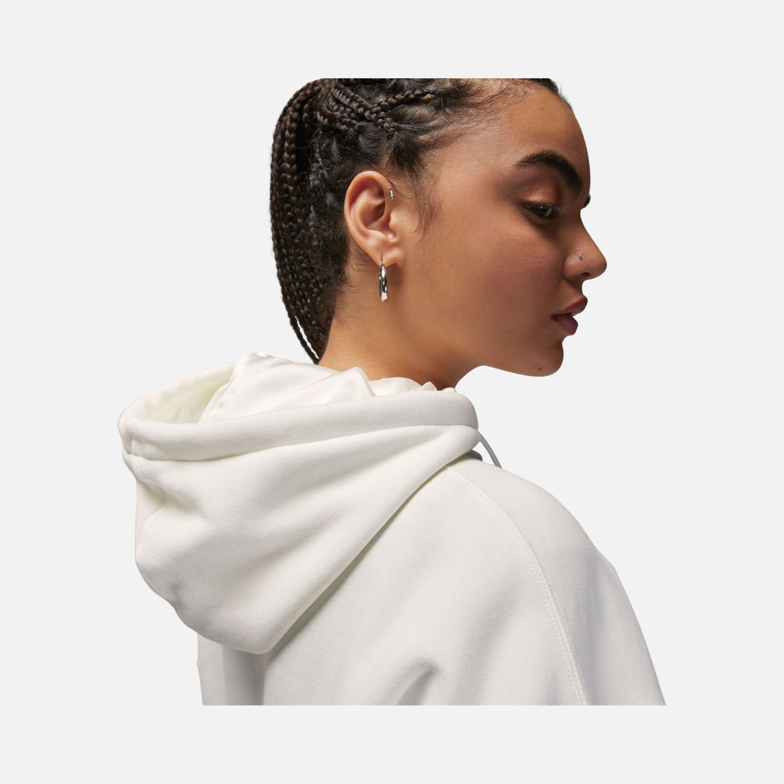 Nike Jordan Flight Fleece Oversized Pullover Hoodie Kadın Sweatshirt