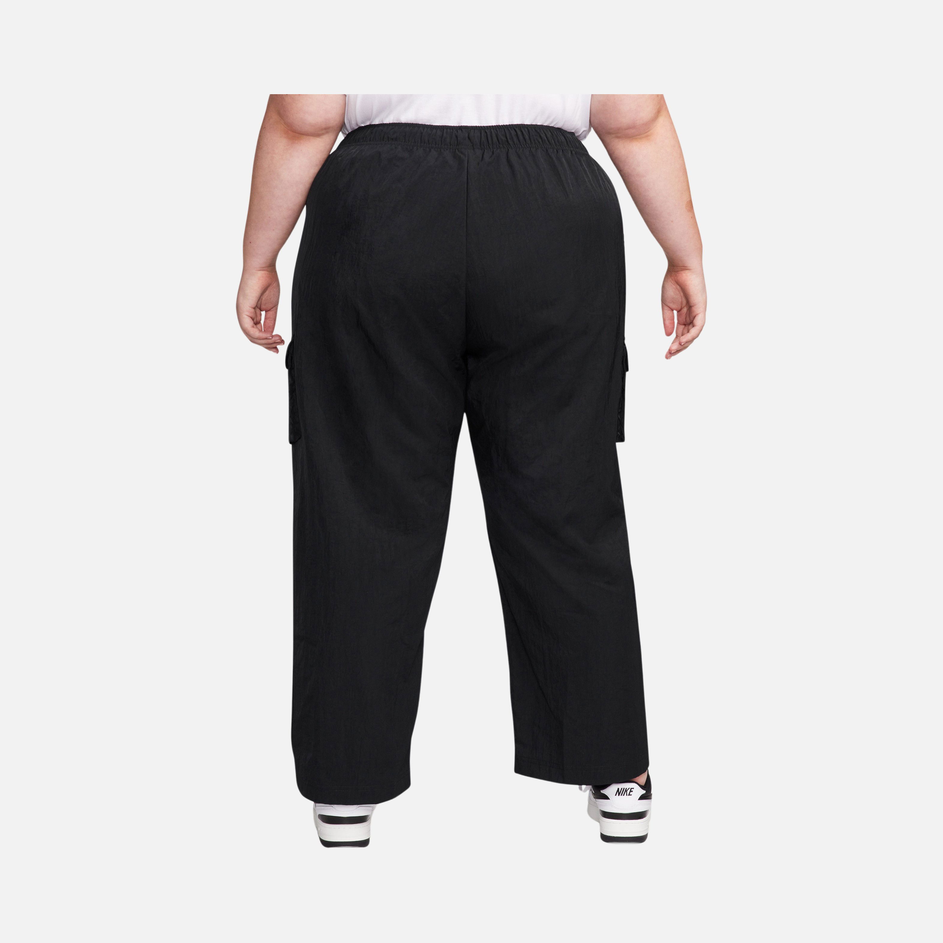 Nike Sportswear Essential High-Waisted Woven Cargo (Plus Size) Kadın Pantolon