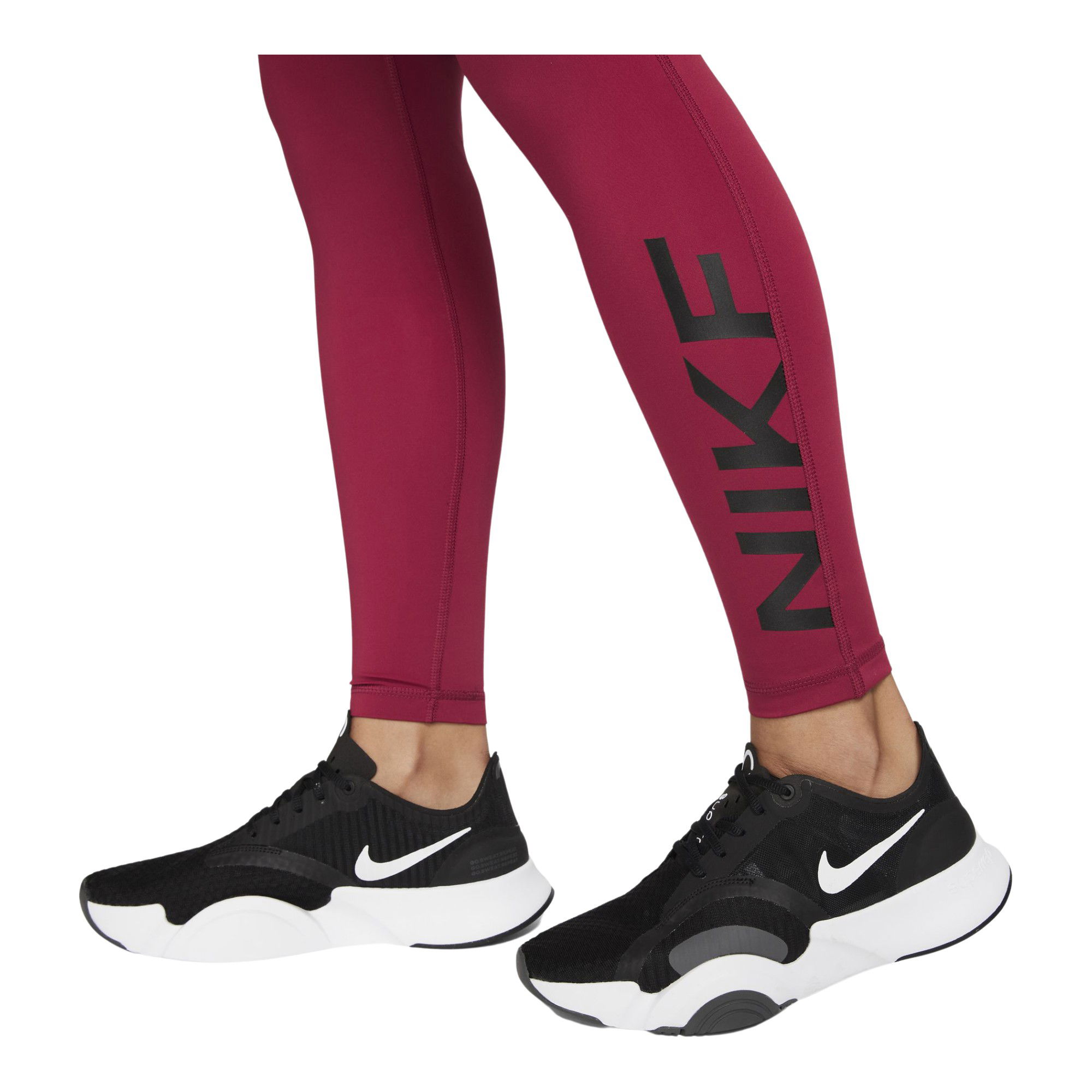 Nike Pro Dri-Fit Mid-Rise Graphic Training Kadın Tayt