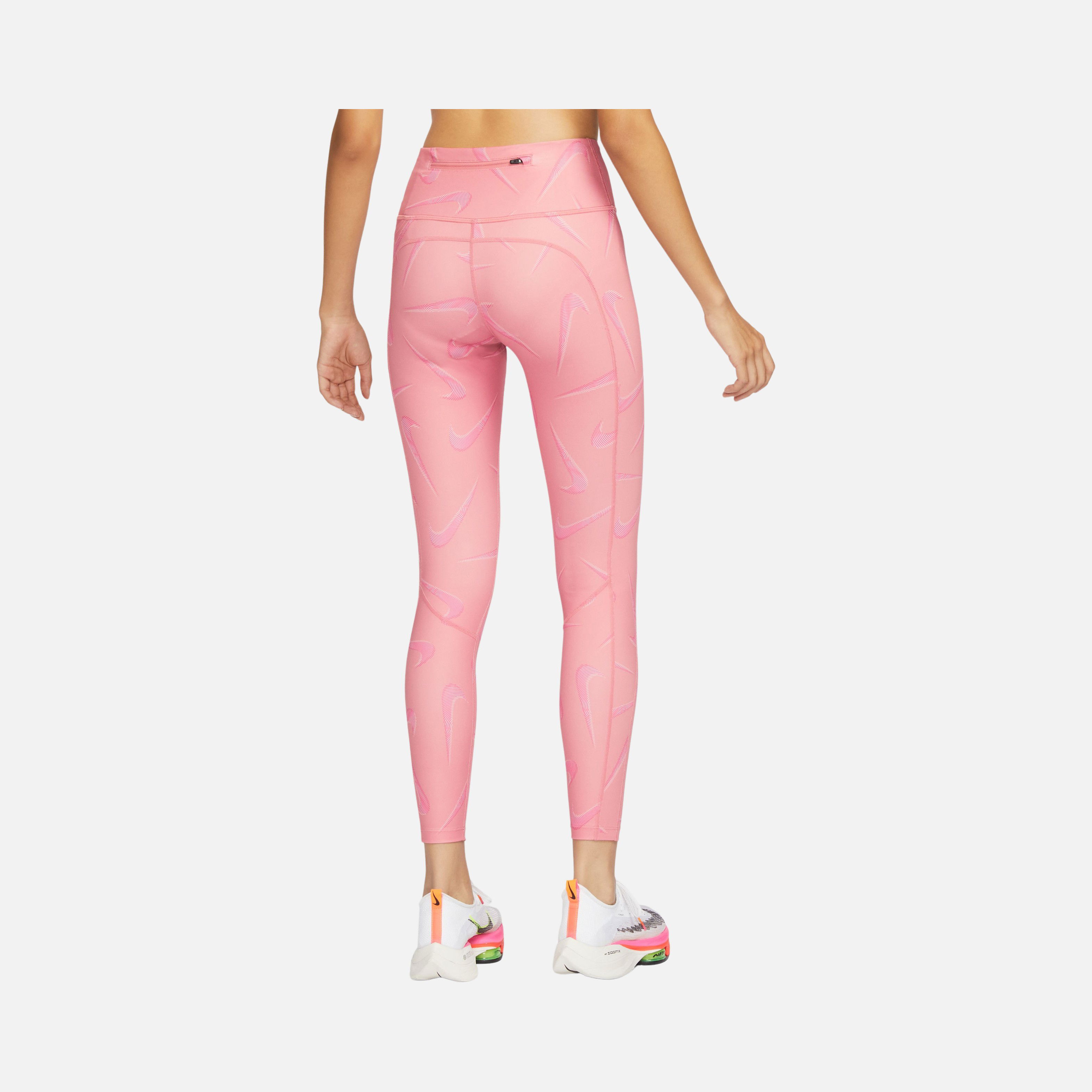 Nike Dri-Fit Fast Swoosh Printed 7/8 Running Kadın Tayt