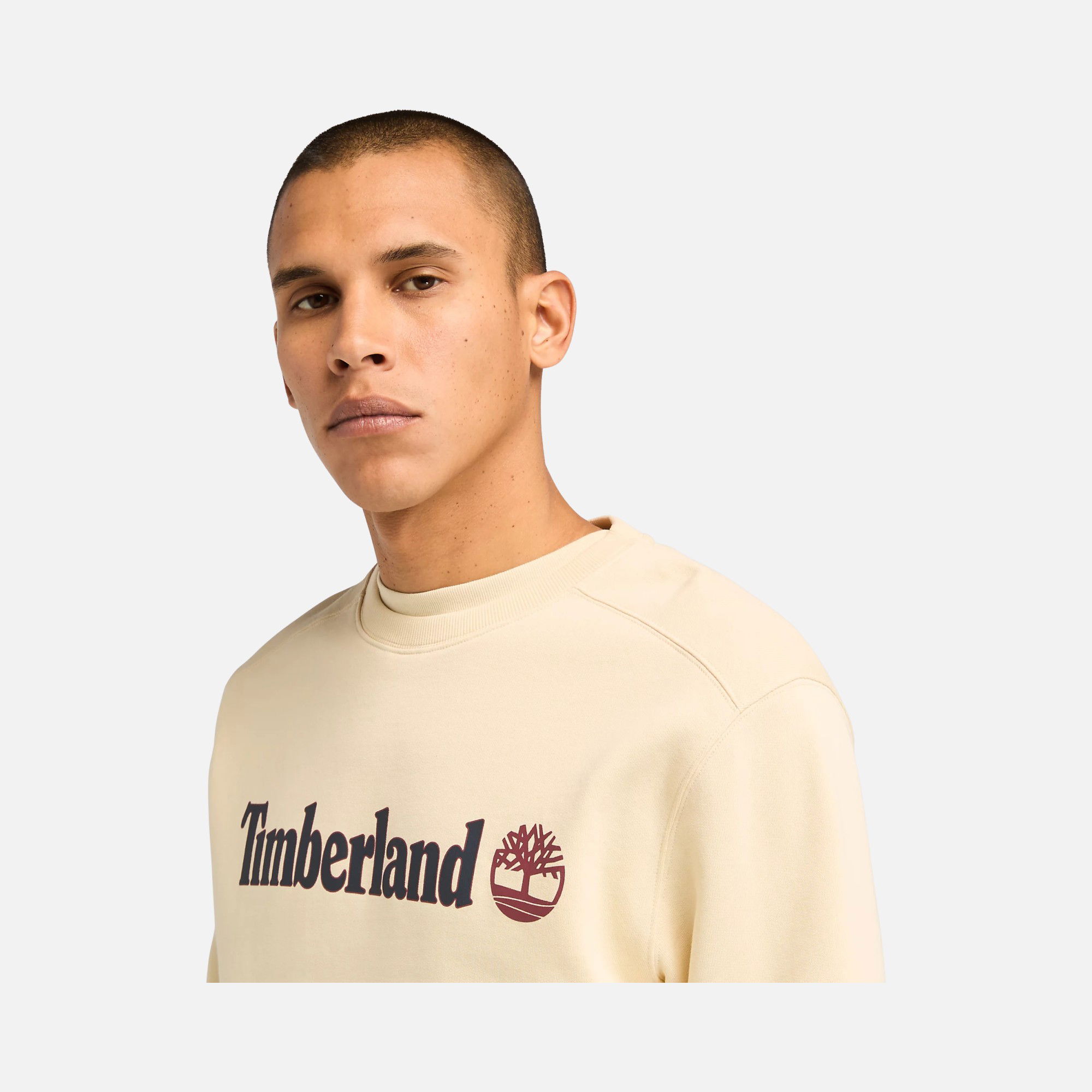 Timberland Kennebec River Linear Logo Crew Neck Erkek Sweatshirt