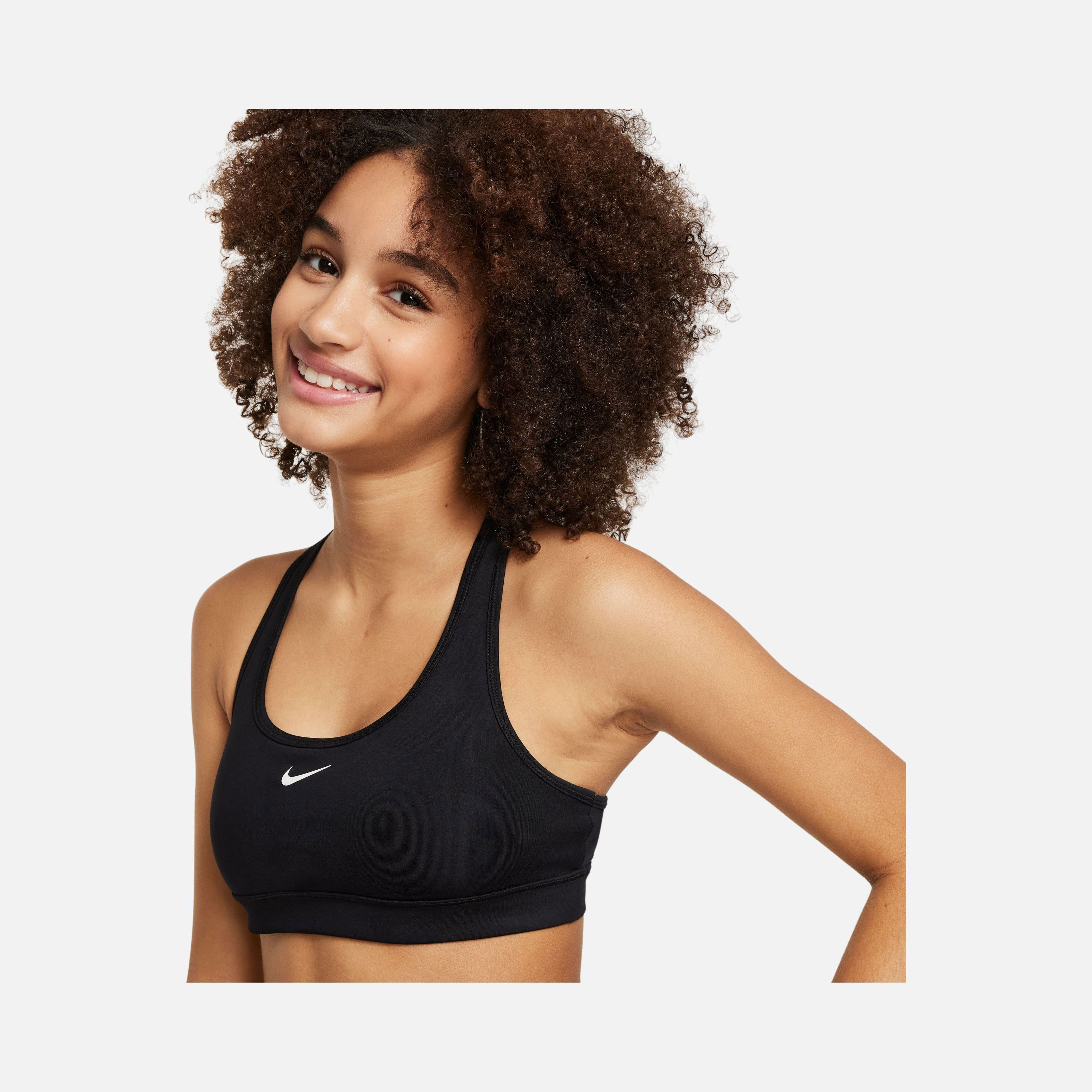 Nike Swoosh Medium Support Padded Training (Girls') Çocuk Bra