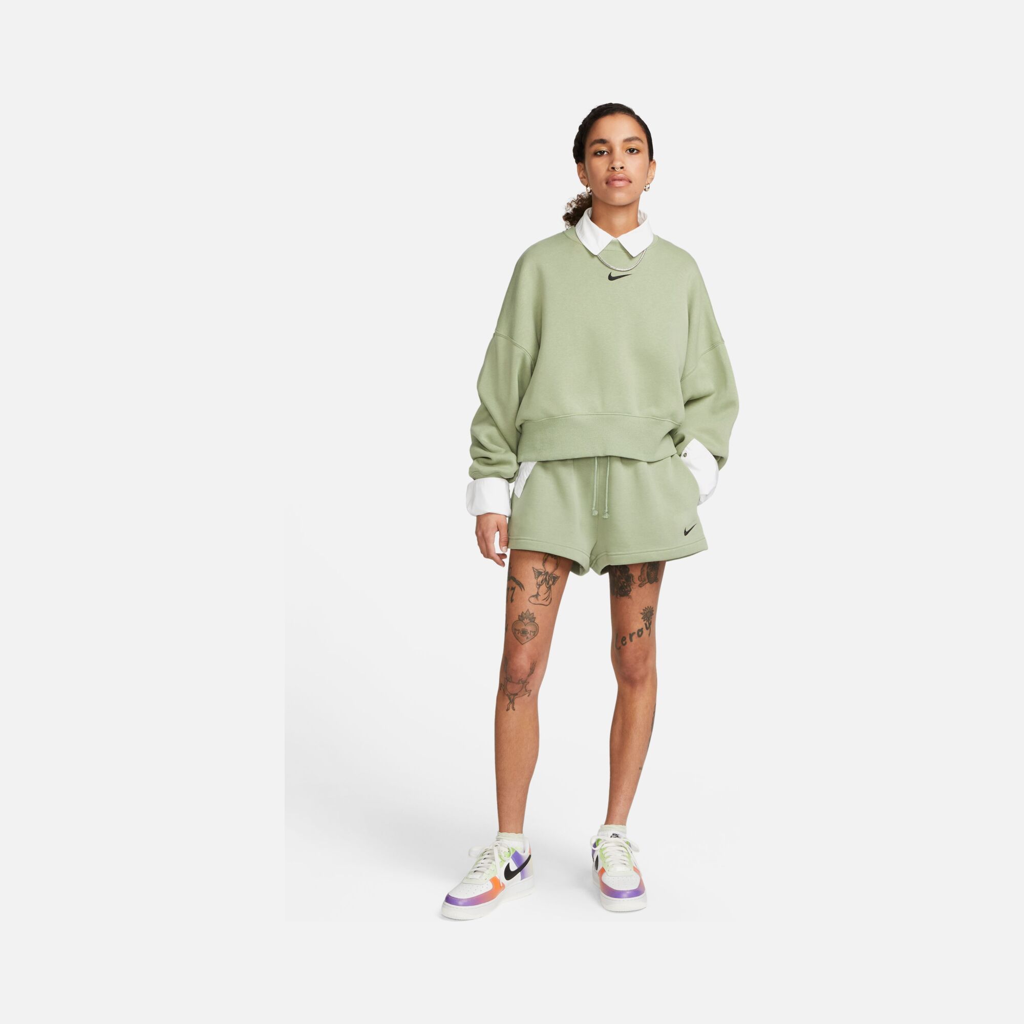 Nike Sportswear Phoenix Fleece High-Waisted Kadın Şort