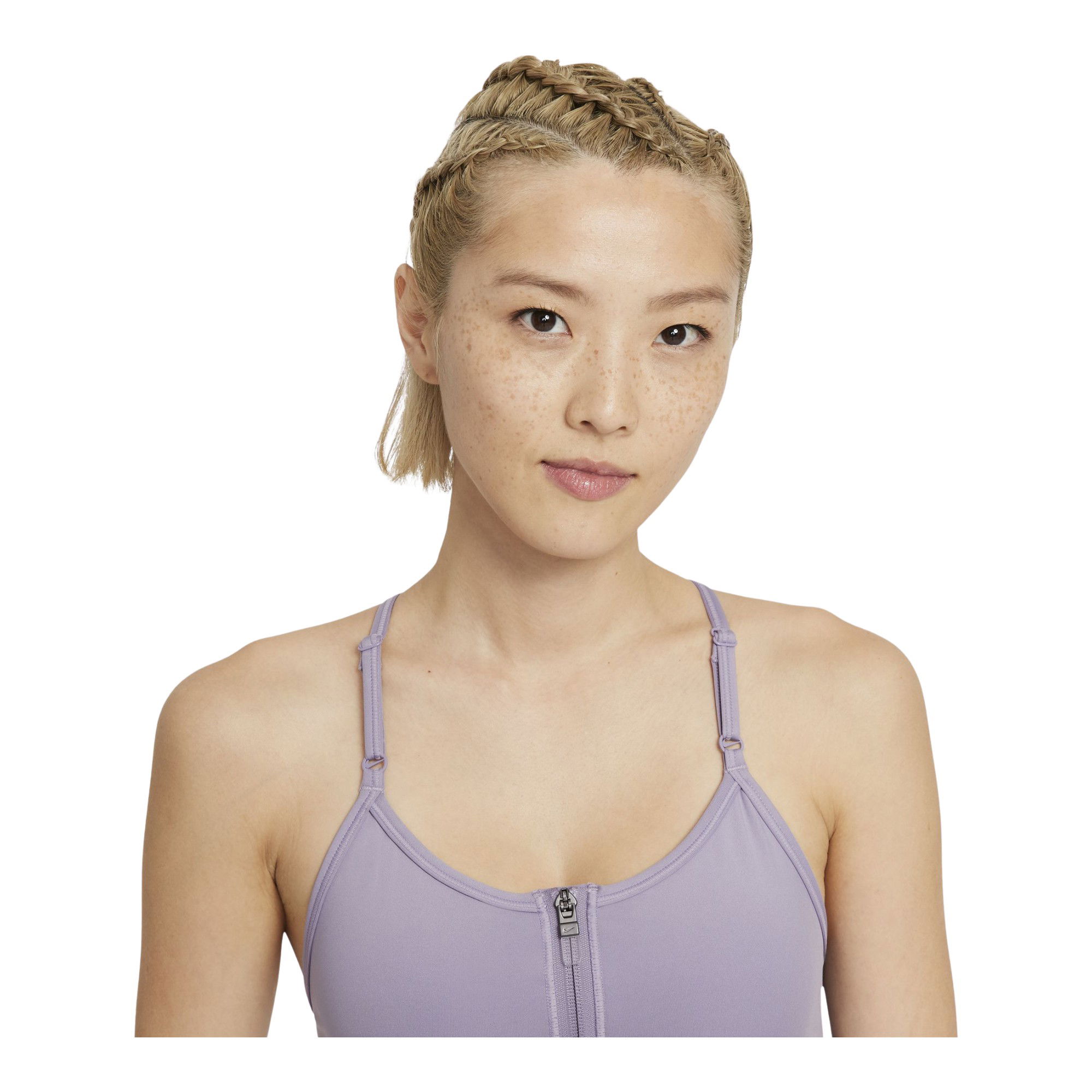 Nike Dri-Fit Indy Zip-Front Light-Support Padded Kadın Bra