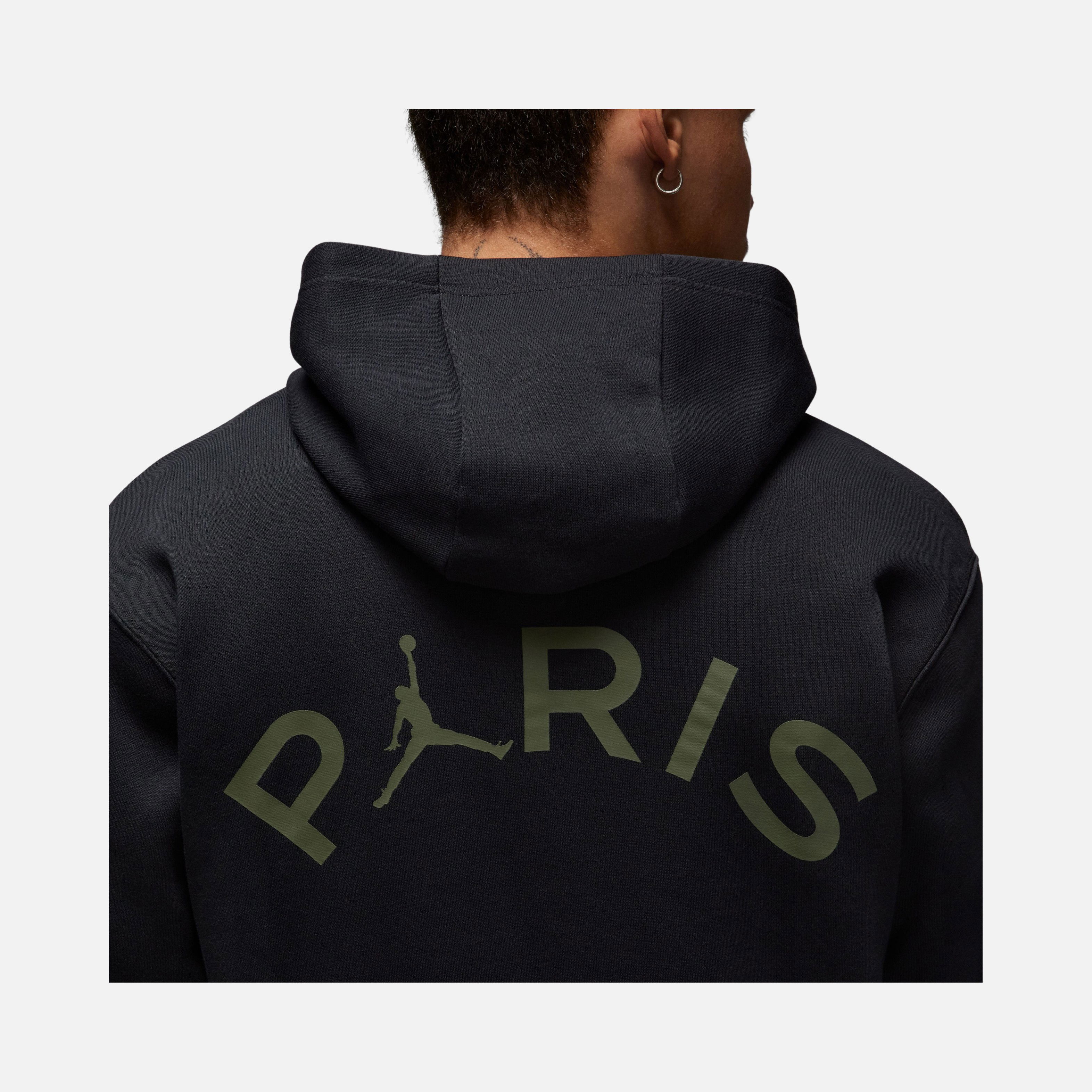 Nike Paris Saint-Germain Wordmark Heritage Fleece Pullover Hoodie Erkek Sweatshirt