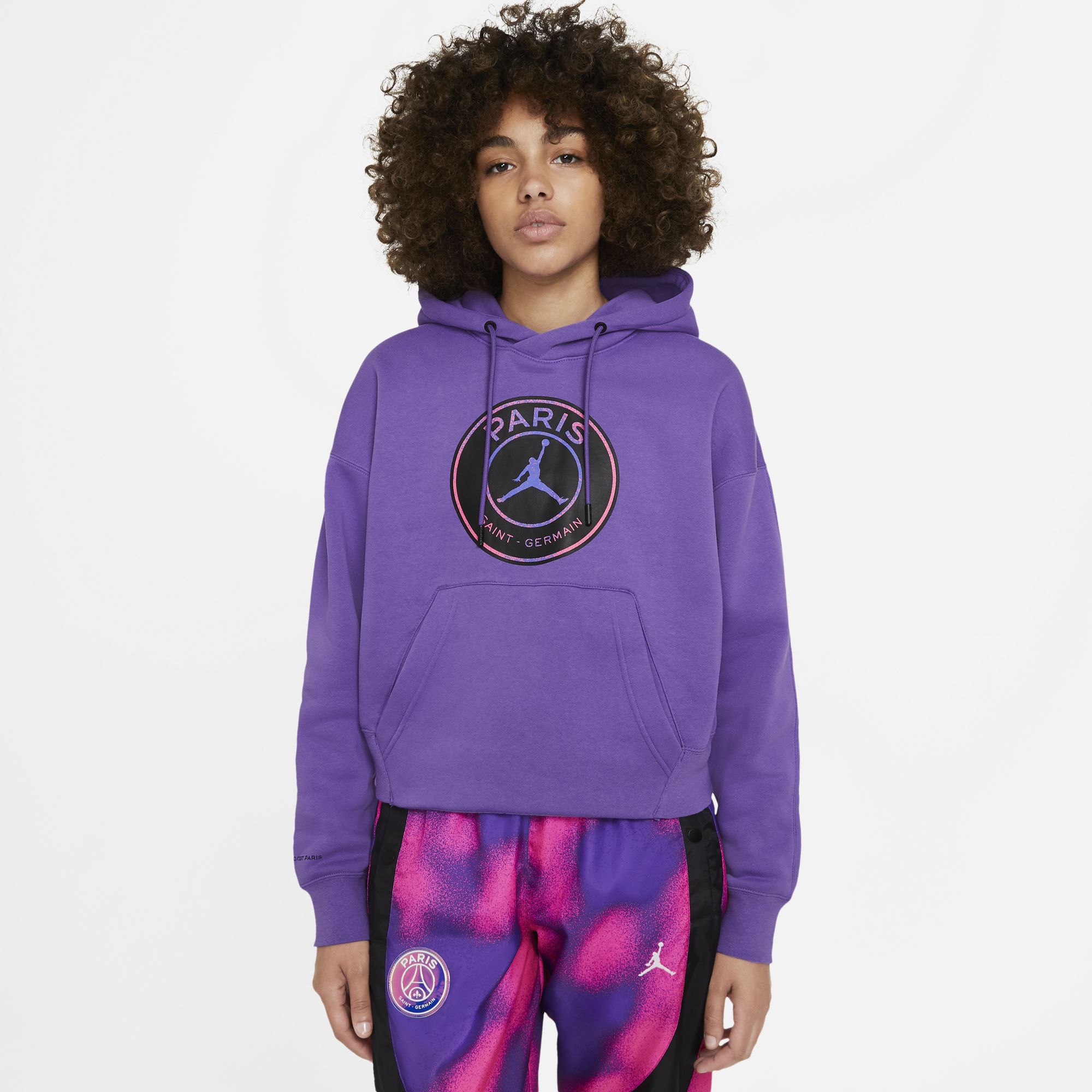 Nike Jordan Paris Saint-Germain Pullover Fleece Hoodie Core Kadın Sweatshirt