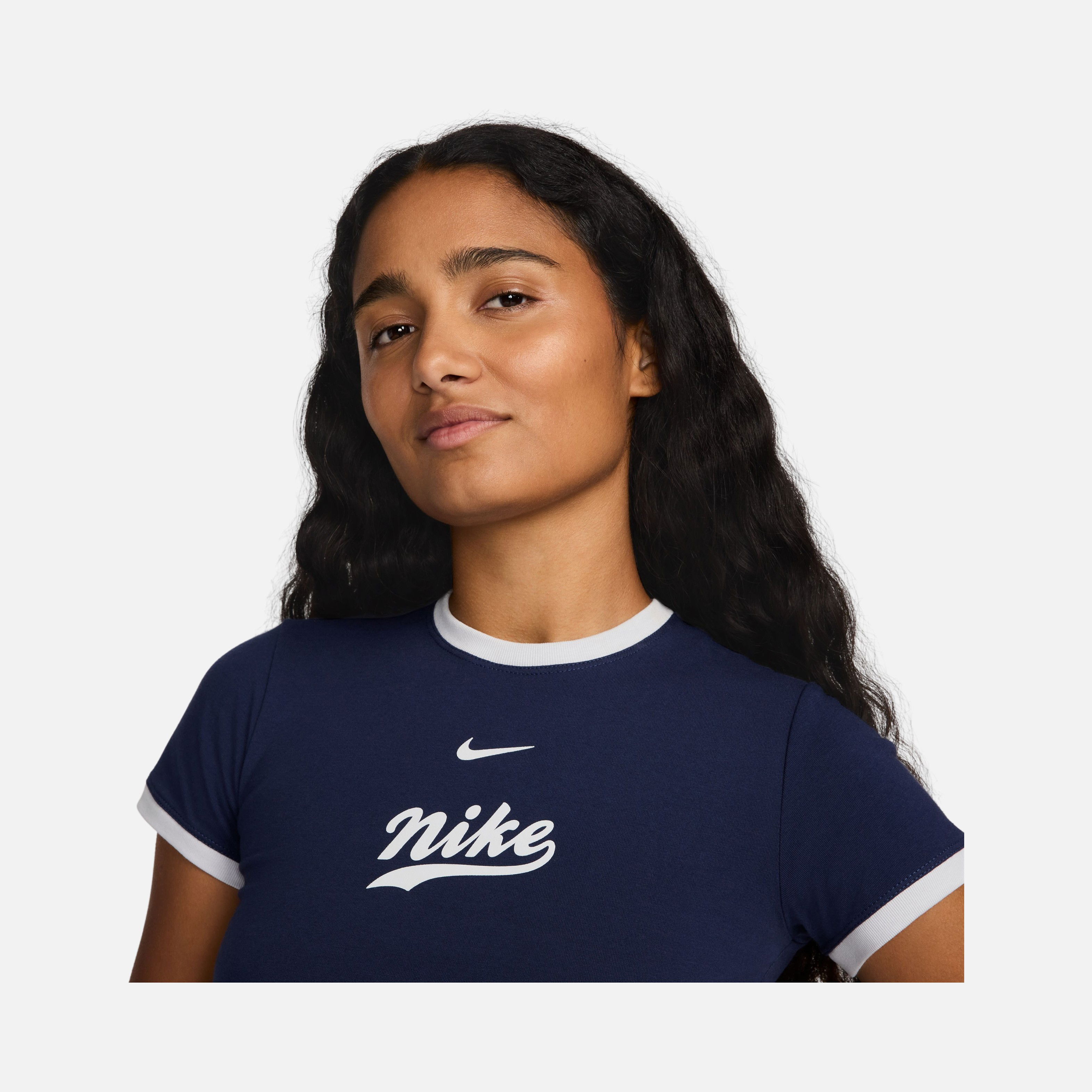 Nike Sportswear Baby Trend Cropped Short-Sleeve Kadın Tişört