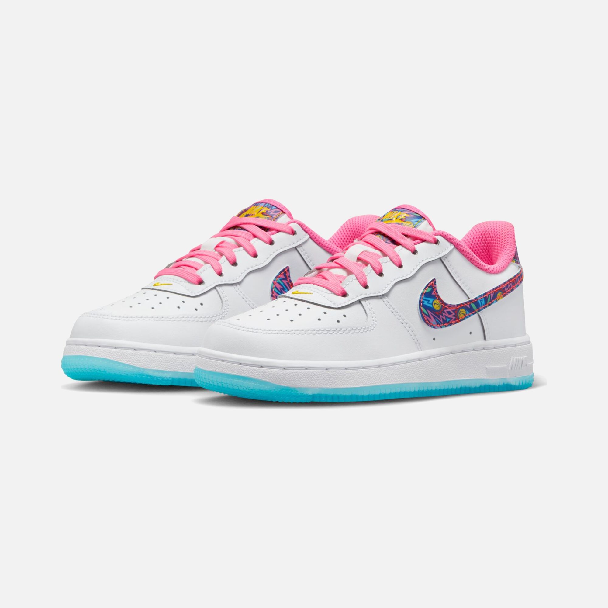 Nike Force 1 Low ASW ''Multi-Color Swoosh'' (PS) Spor Ayakkabı