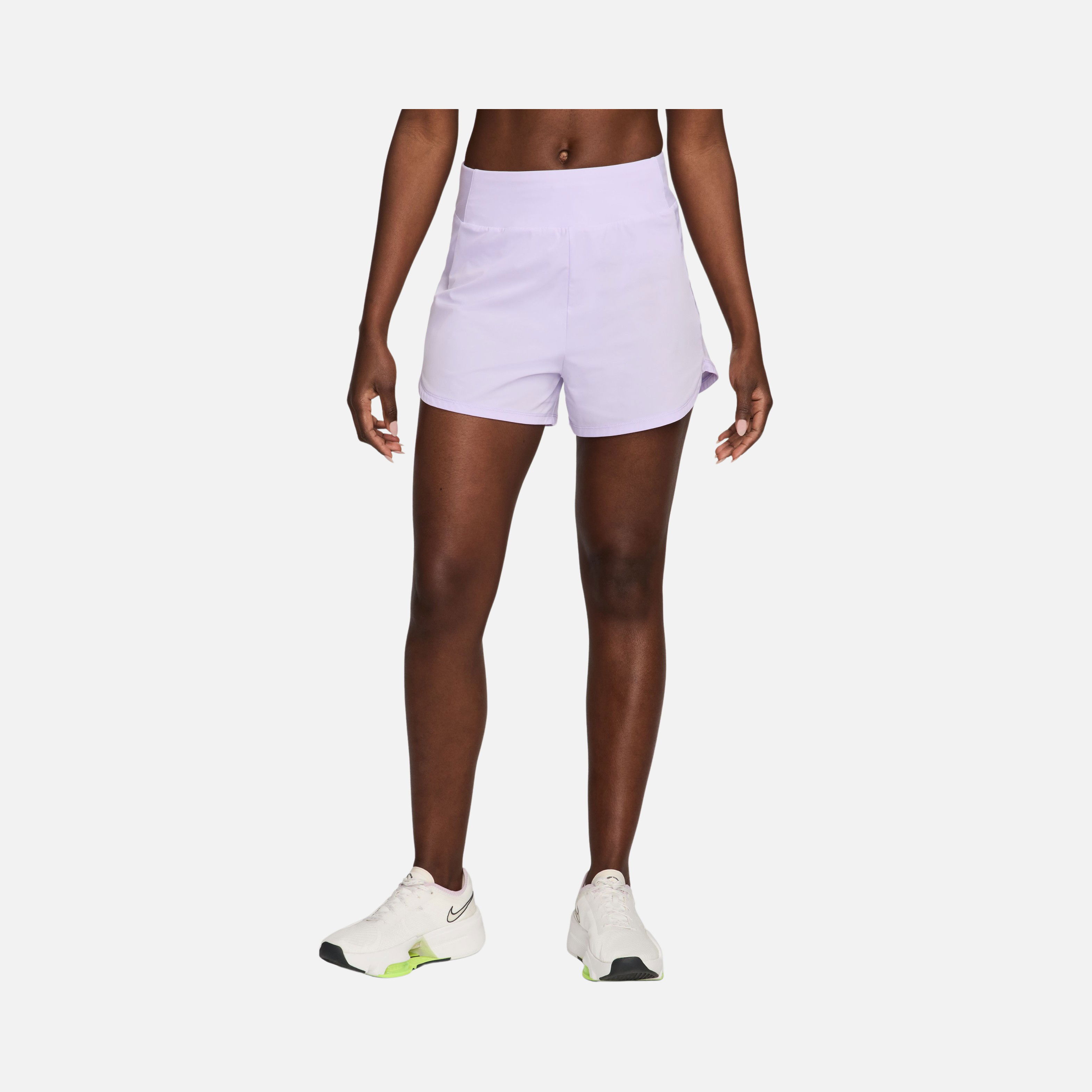 Nike Dri-Fit Fitness High-Waisted 3" Brief-Lined Training Kadın Şort