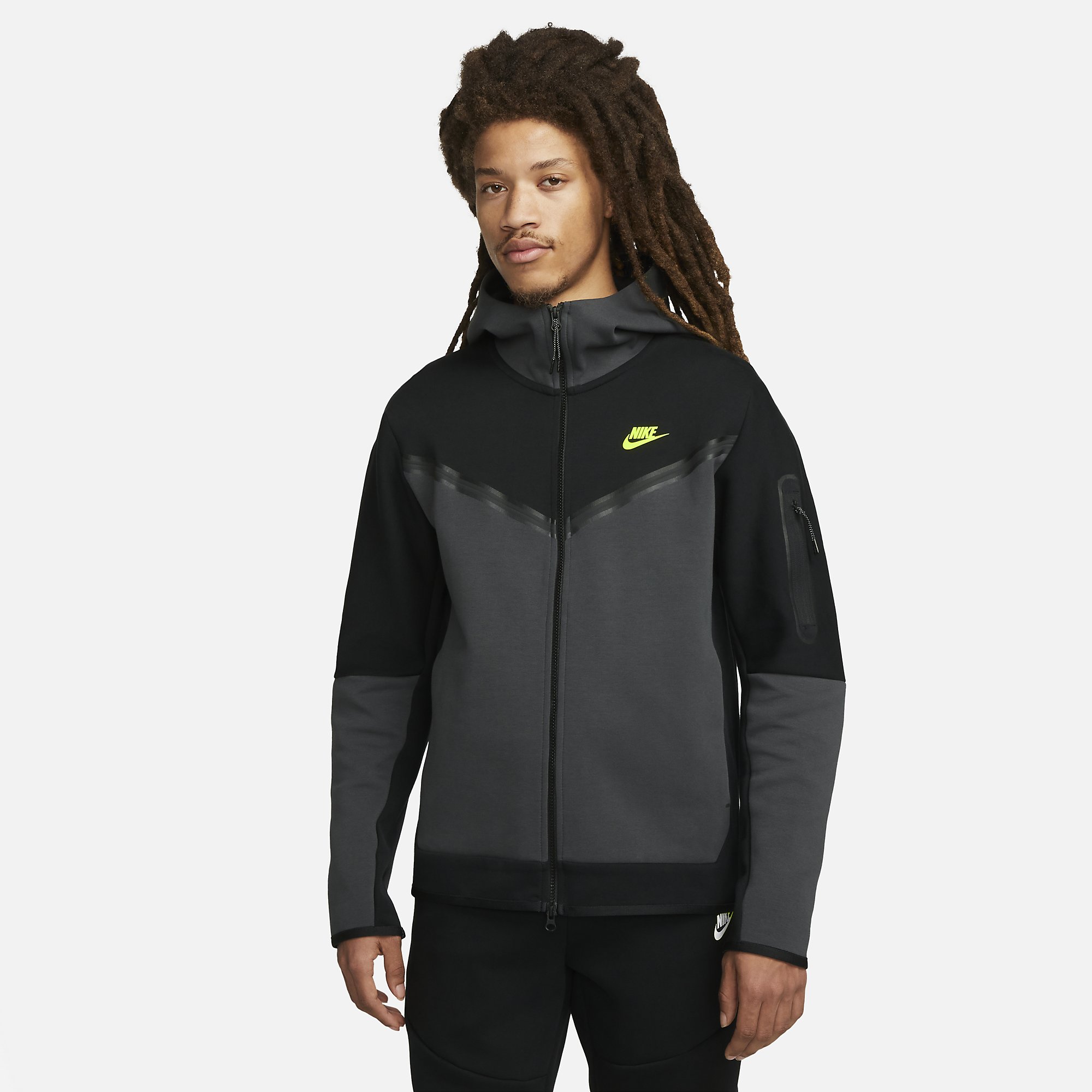 Nike Sportswear Windrunner Tech Fleece Full-Zip Hoodie Erkek Sweatshirt