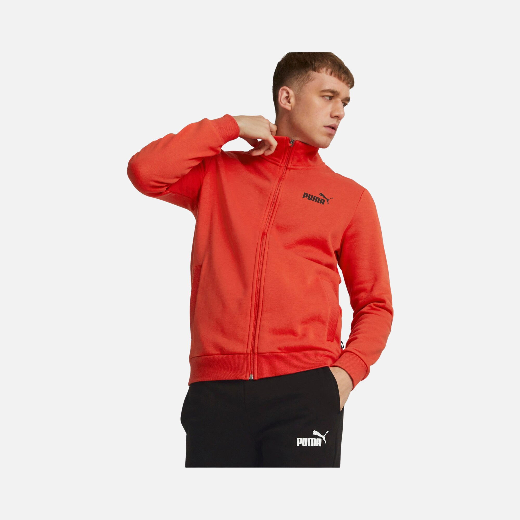 Puma Clean Sweat Suit Fleece Erkek Eşofman Takımı
