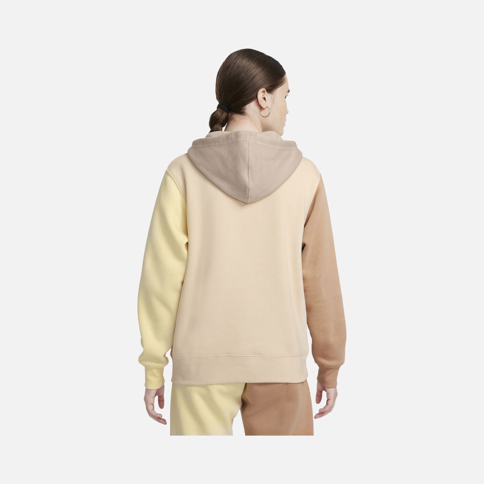Nike Sportswear Color Block Pullover Hoodie Kadın Sweatshirt