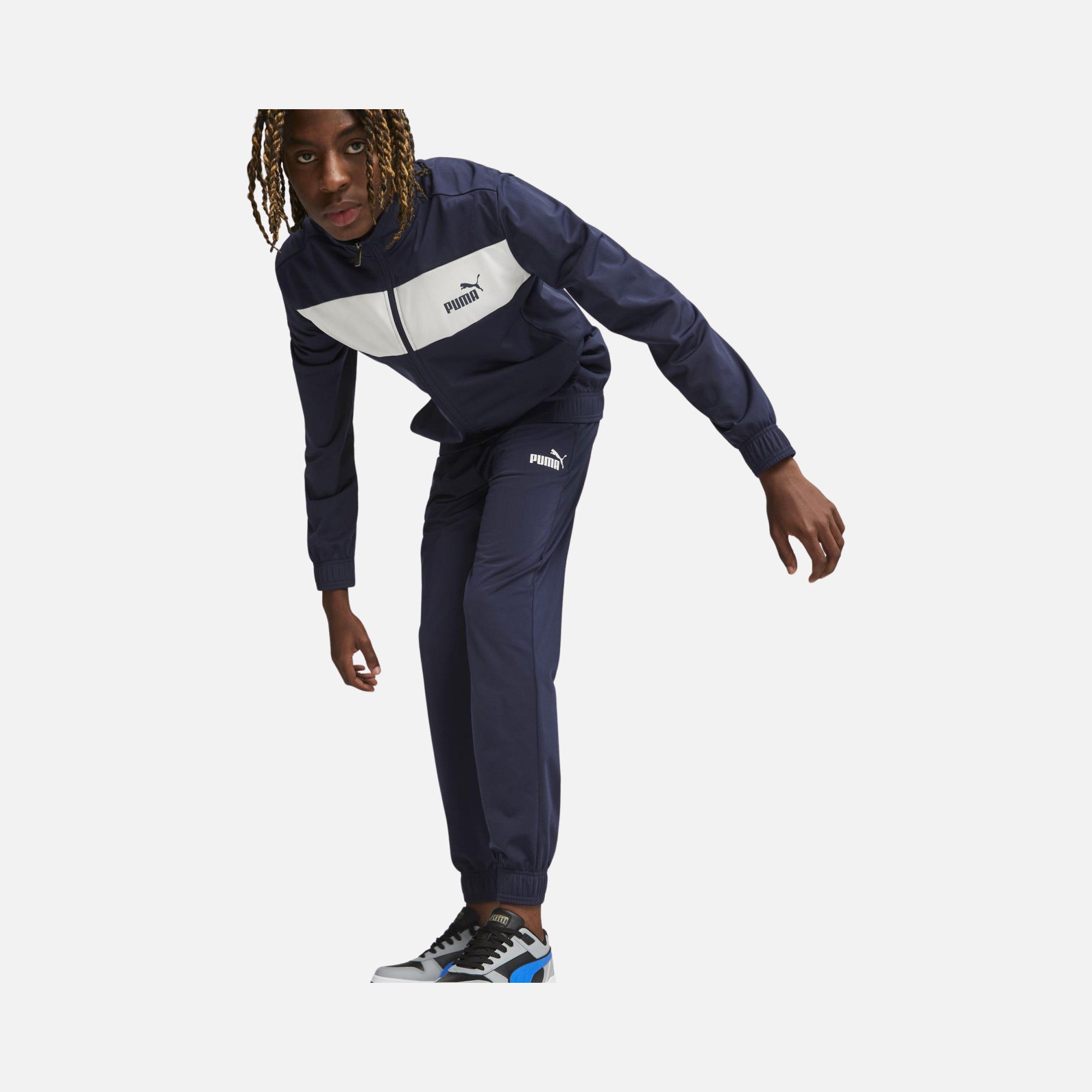 Puma Sportswear Poly Suit Full-Zip Erkek Eşofman Takımı