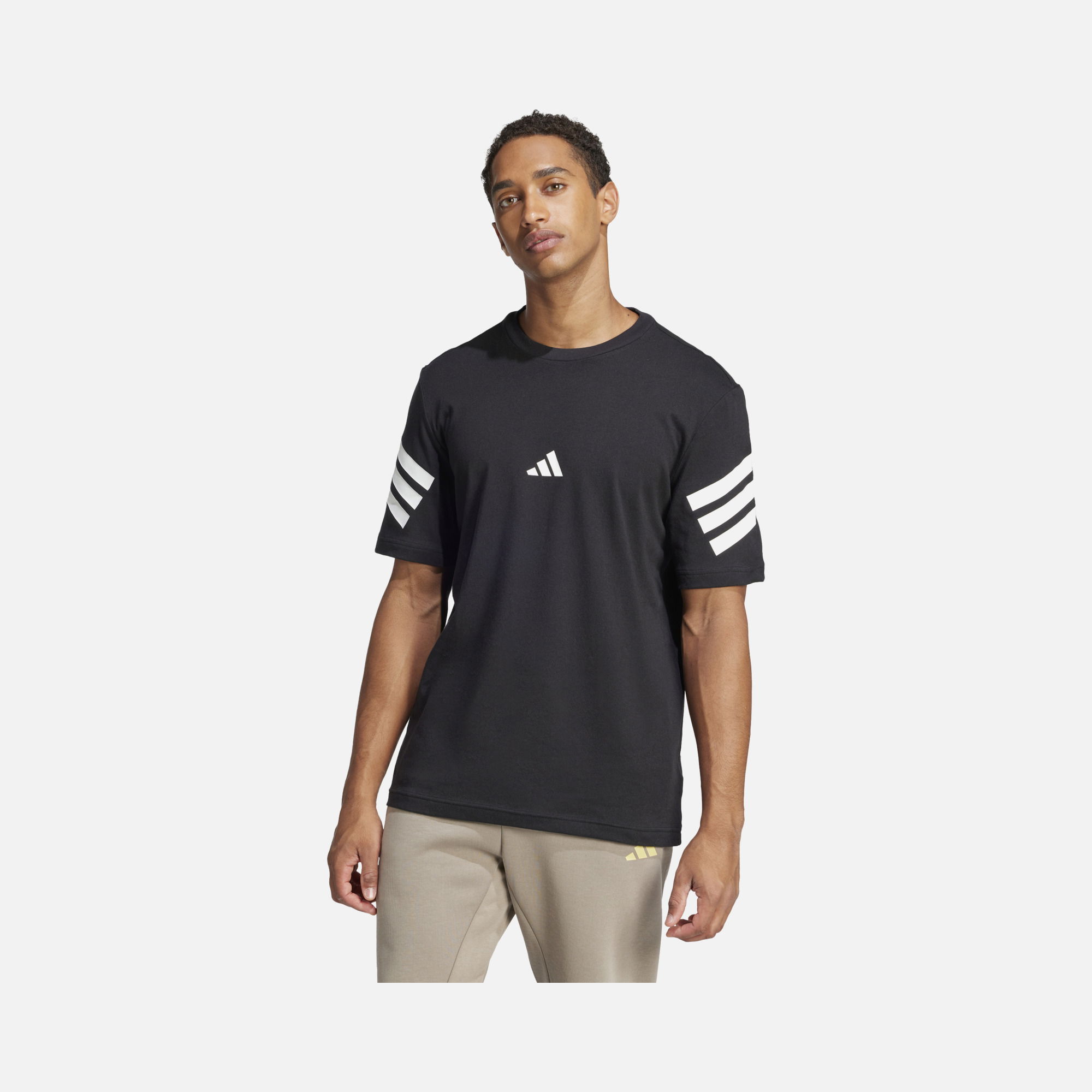 adidas Sportswear Future Icons Angled 3-Stripes Short-Sleeve Erkek Tişört