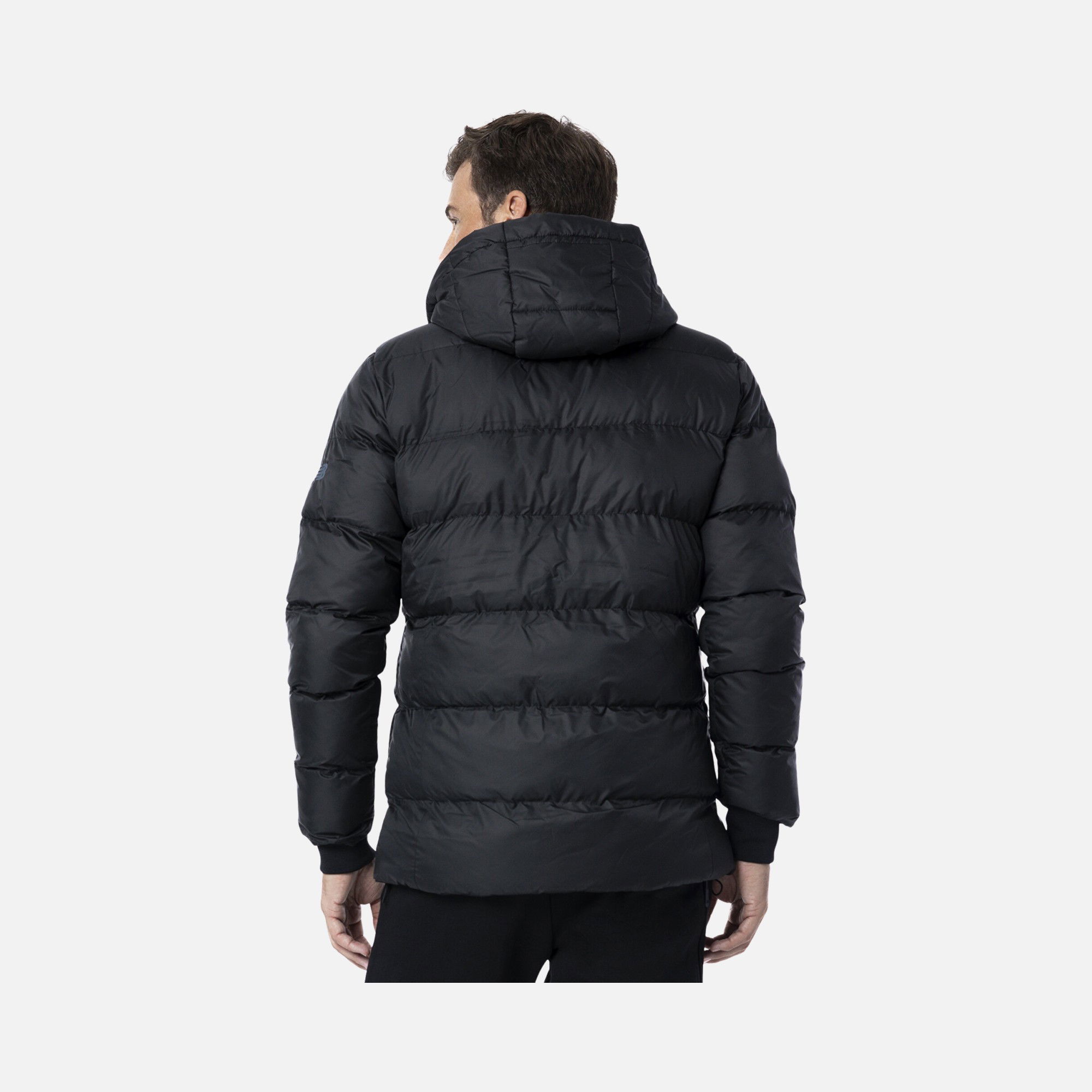 New Balance Sportswear Puffer MPJ3122 Full-Zip Hoodie Erkek Mont