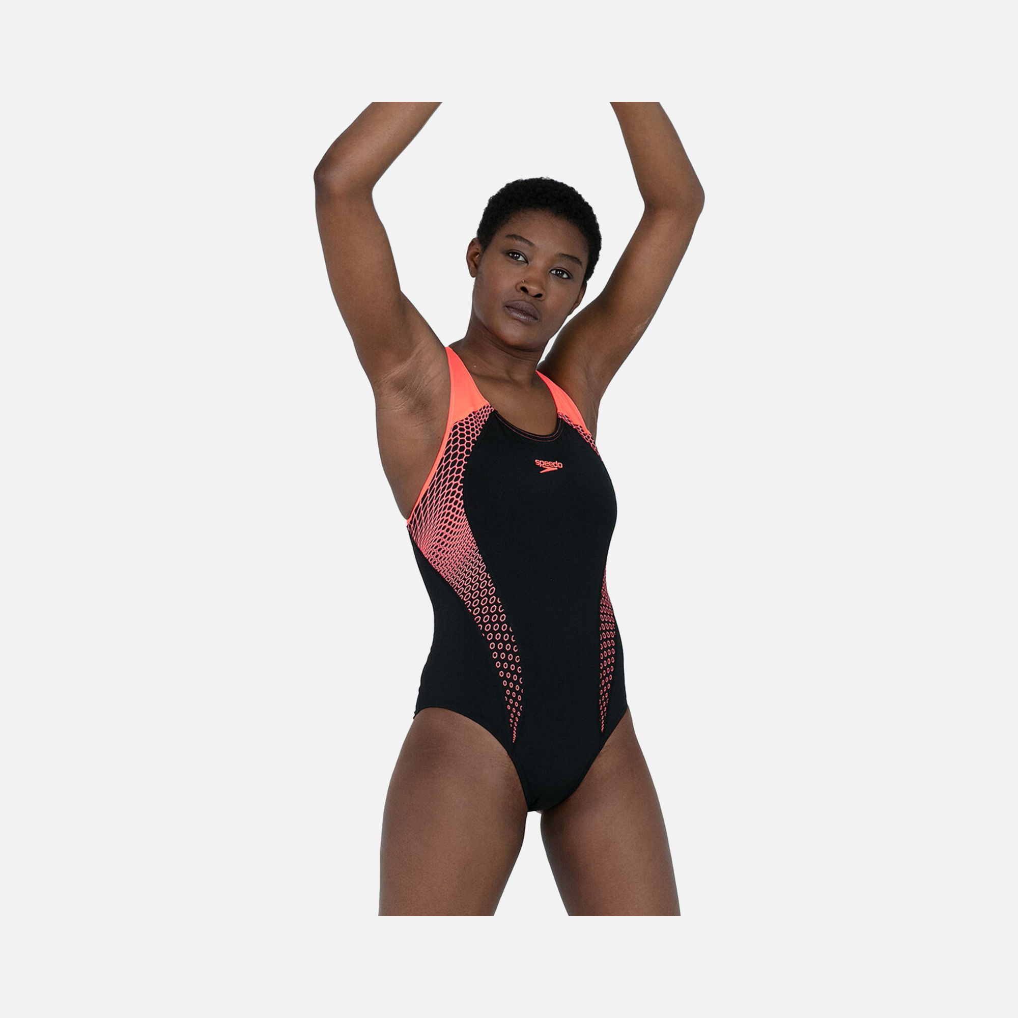 Speedo Hexagonal Laneback Kadın Mayo