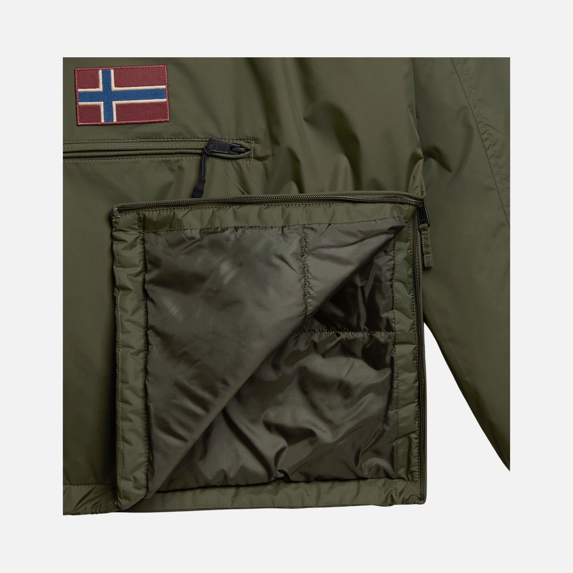 Napapijri Sportswear Northfarer 2.0 Winter Two 1/4 Zippers Hoodie Erkek Ceket