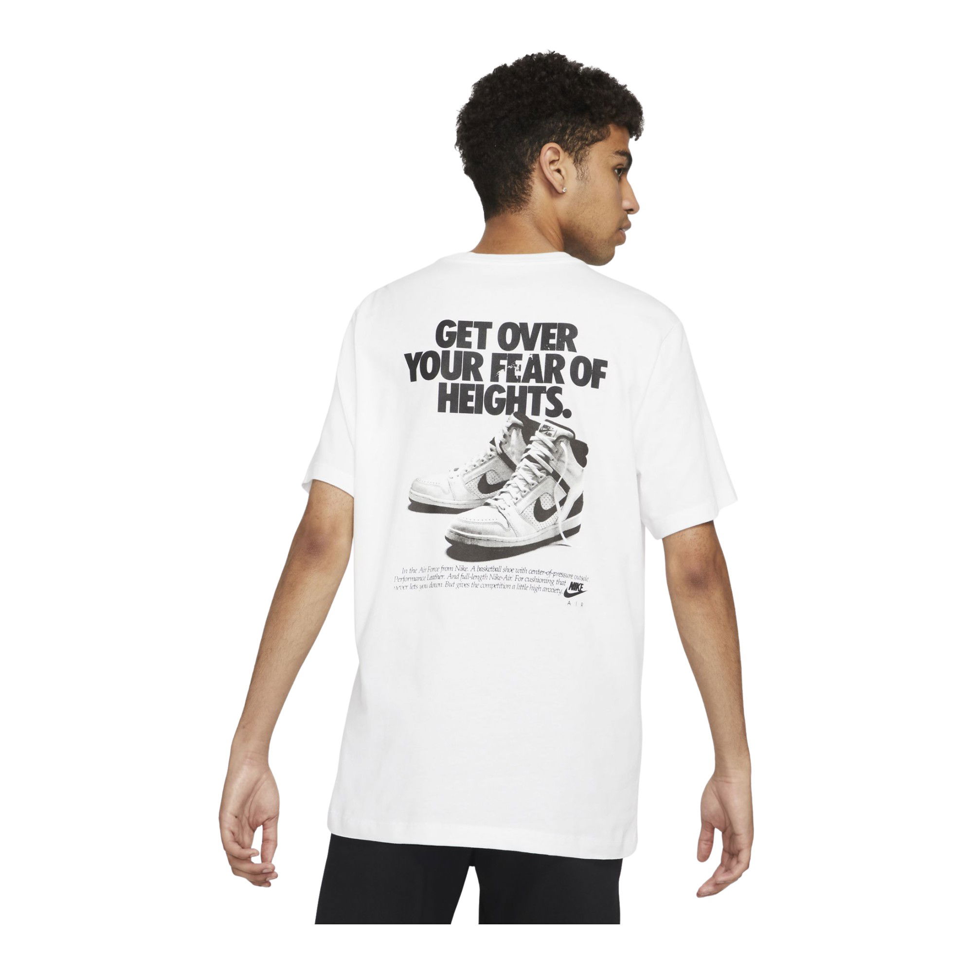 Nike Sportswear Get Over Your Fear Graphic Short-Sleeve Erkek Tişört