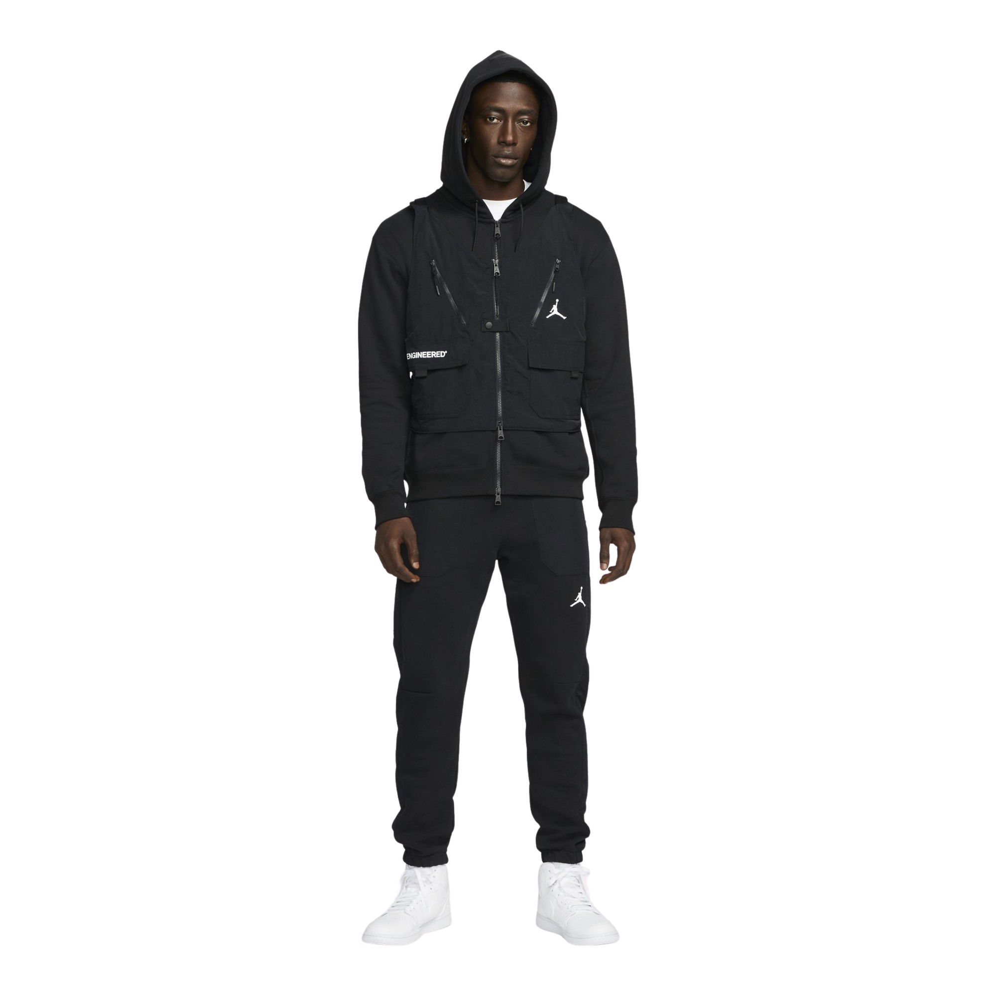 Nike Jordan 23 Engineered Fleece Full-Zip Hoodie Erkek Sweatshirt